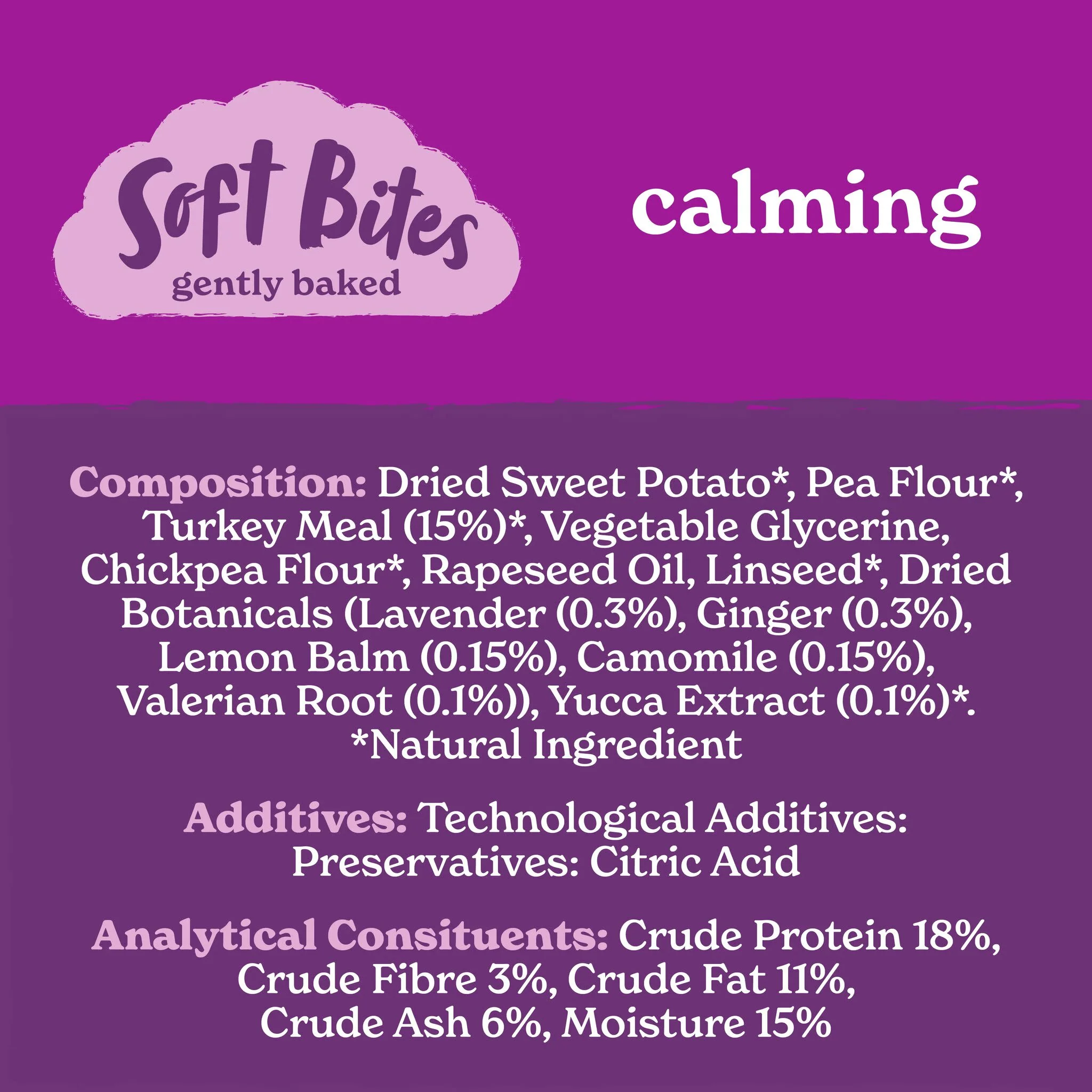 Forthglade Functional Calming Natural Soft Bites Dog Treats - Camomile, Lavender & Lemon Balm - Image 3
