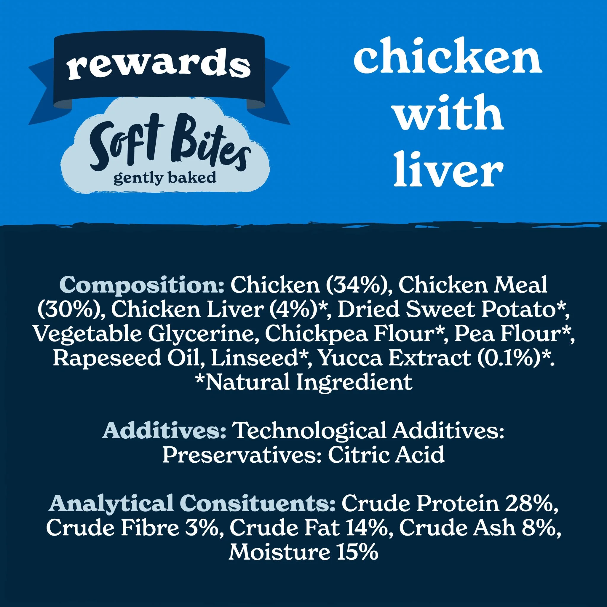 Forthglade Functional Rewards Training Natural Soft Bites Dog Treats - Chicken with Liver - Image 3