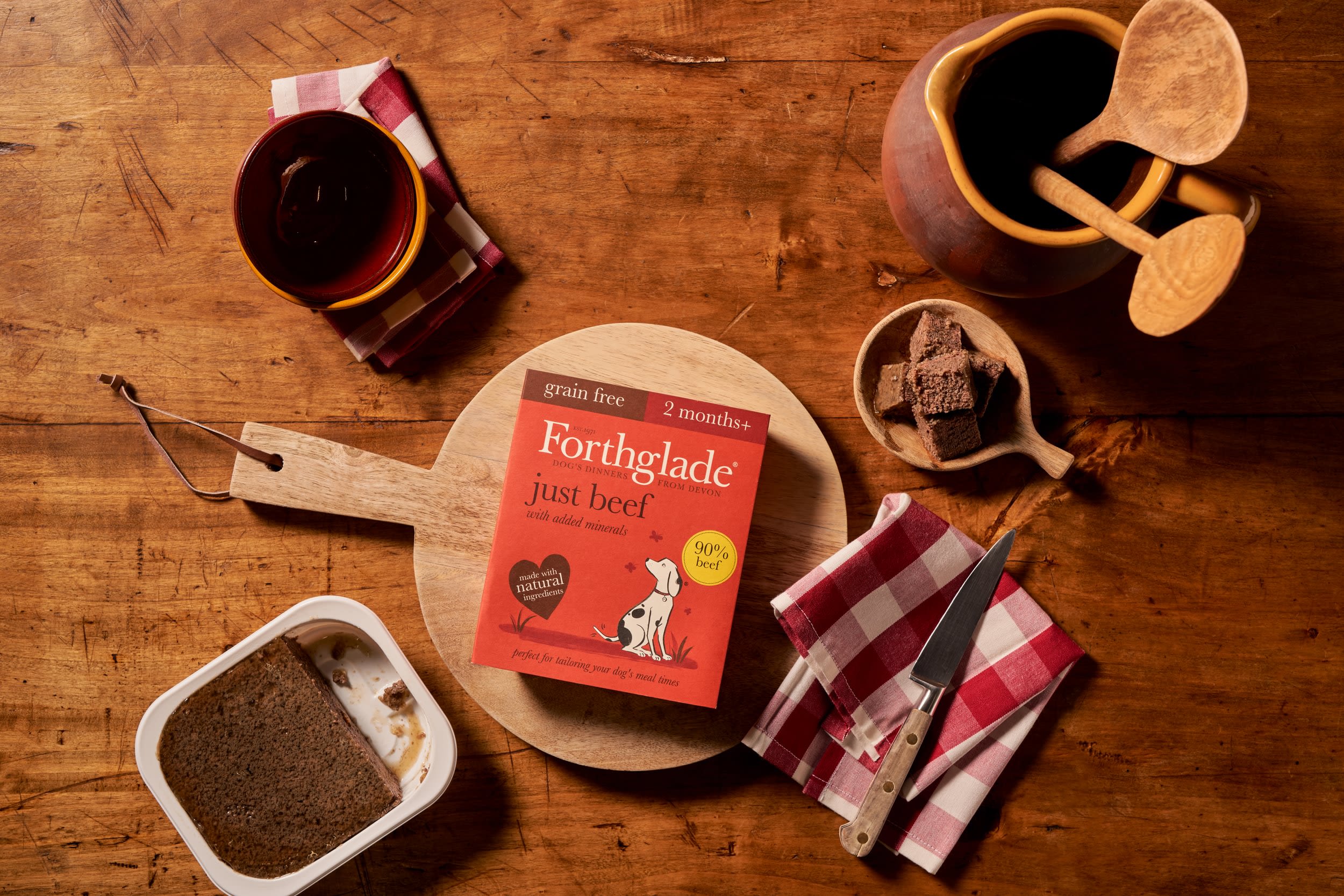 Forthglade Just Complementary 2 Months+ Grain-free Wet Dog Food - Beef - Image 5