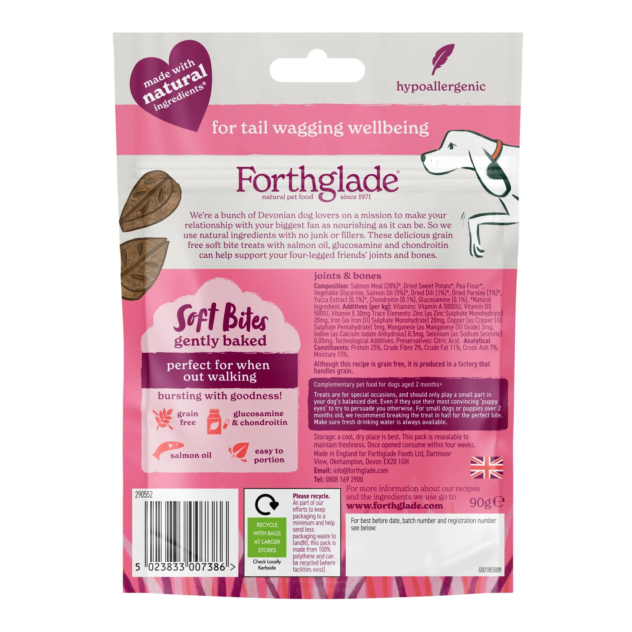 Forthglade Multi-functional Joints & Bones Natural Soft Dog Bites - Image 2