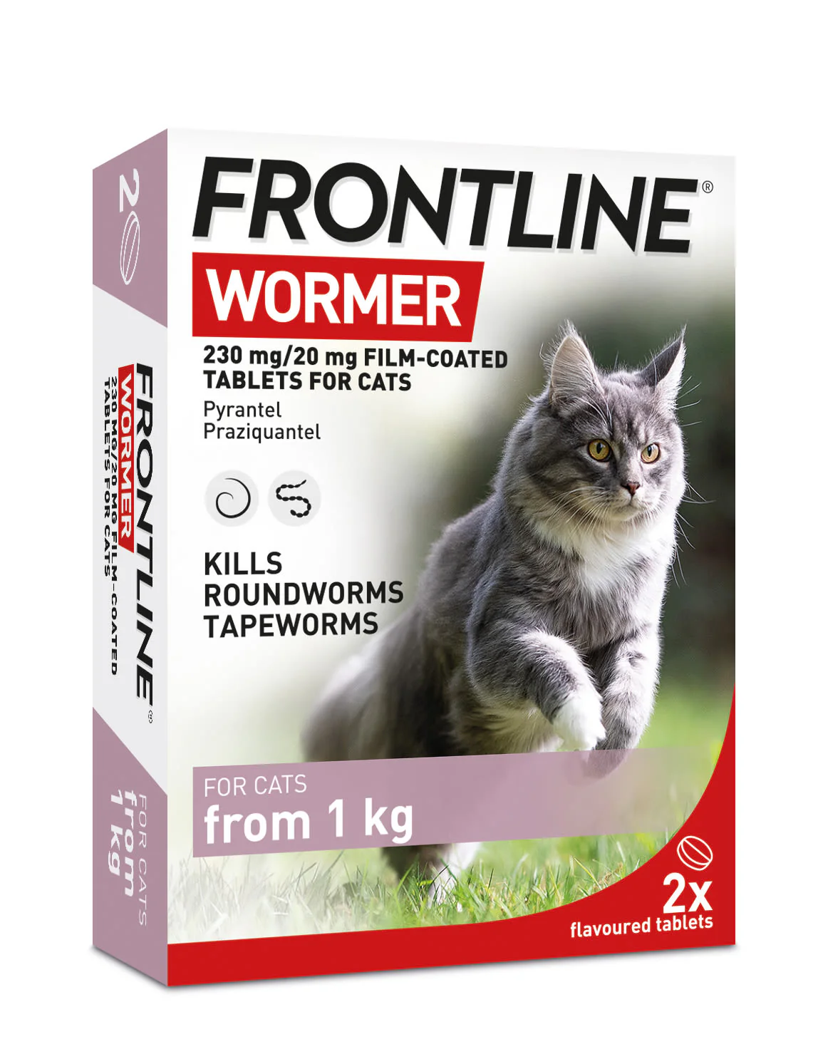 Frontline Wormer Film-Coated Tablets for Cats - Image 3