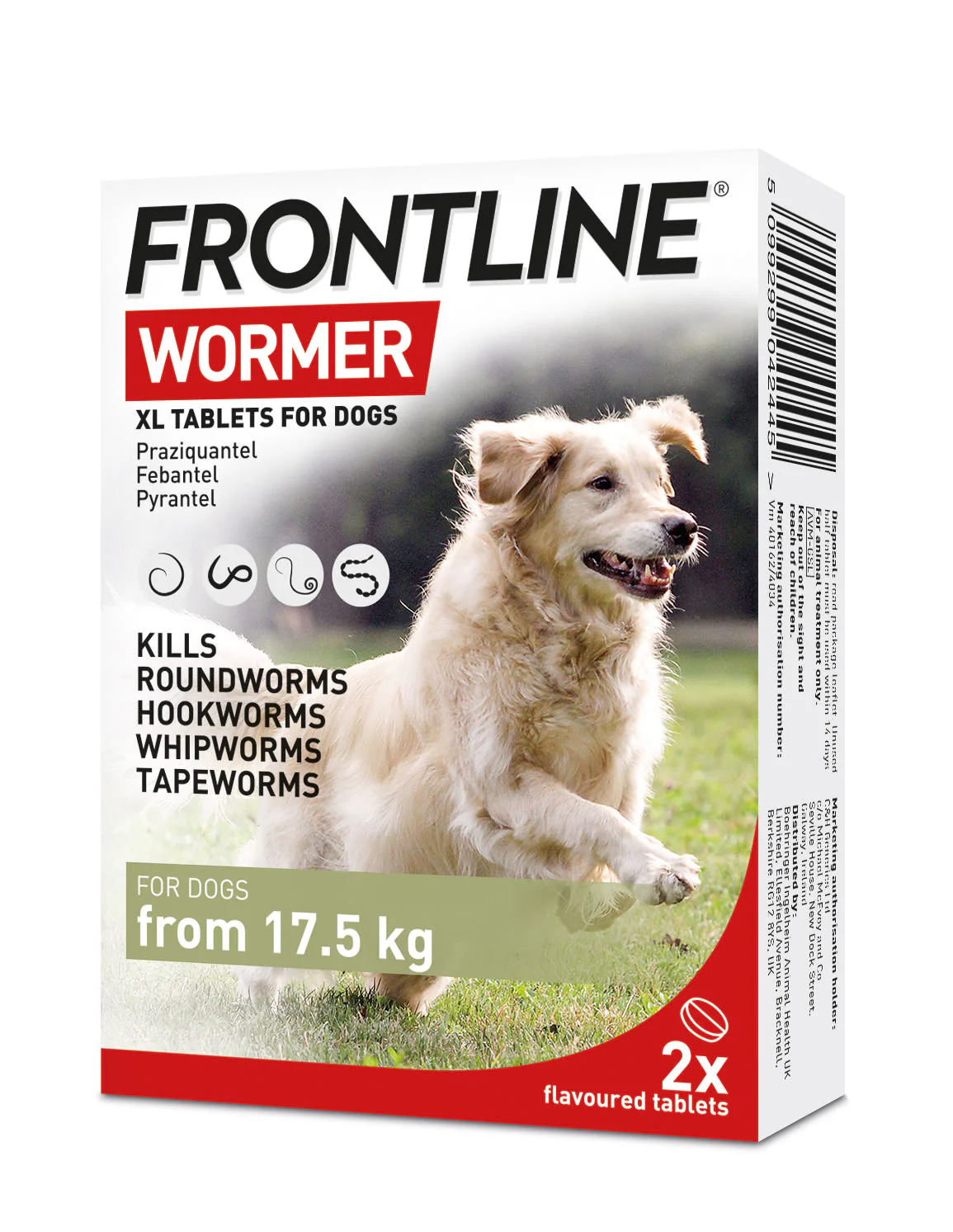 Frontline Wormer XL Flavoured Tablets for Dogs - Image 2
