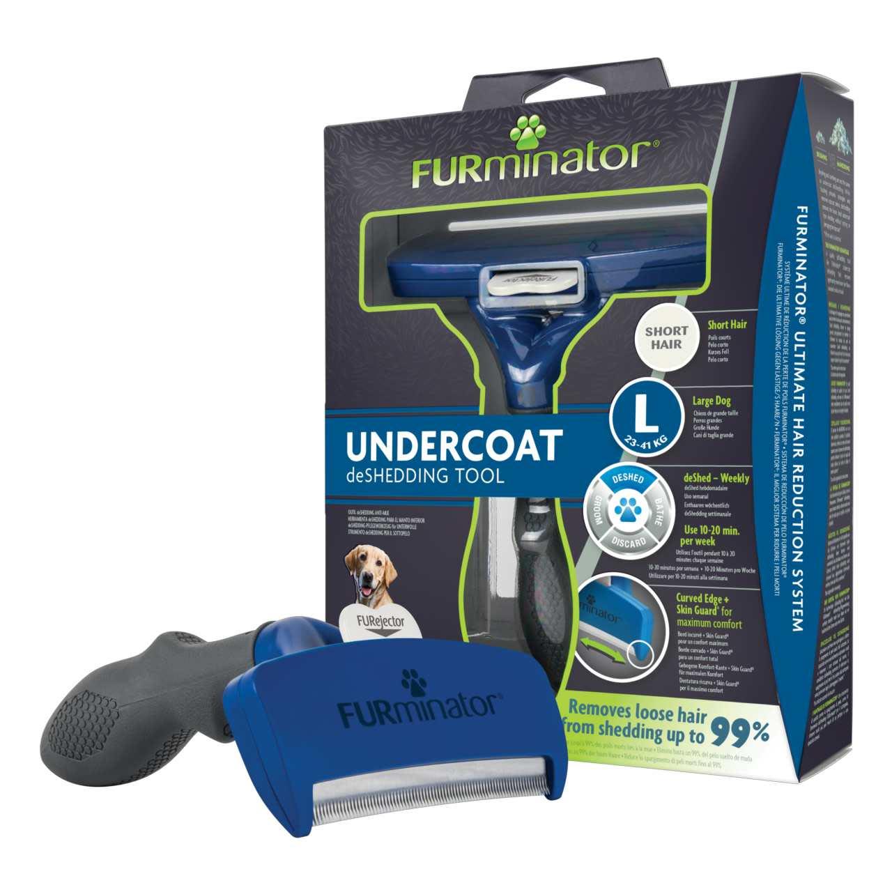 Furminator Deshedding Tool Short Hair Dog Large - Image 3