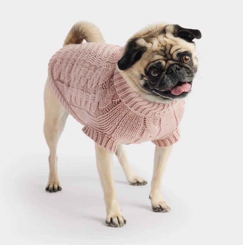 GF Pet Chalet Pink Dog Sweater - Image 3