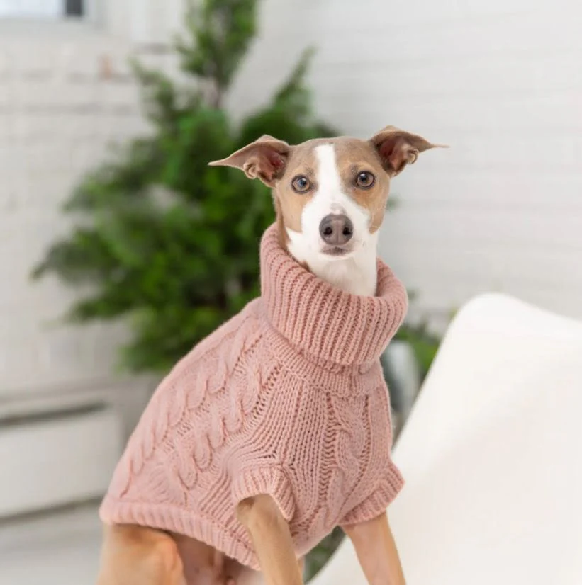 GF Pet Chalet Pink Dog Sweater - Image 5