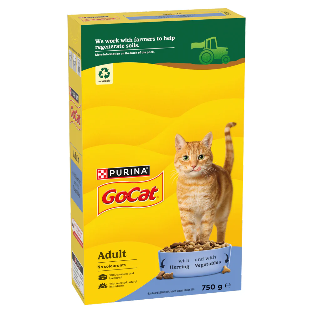 Go-Cat Adult Dry Cat Food - Herring & Vegetable - Image 4