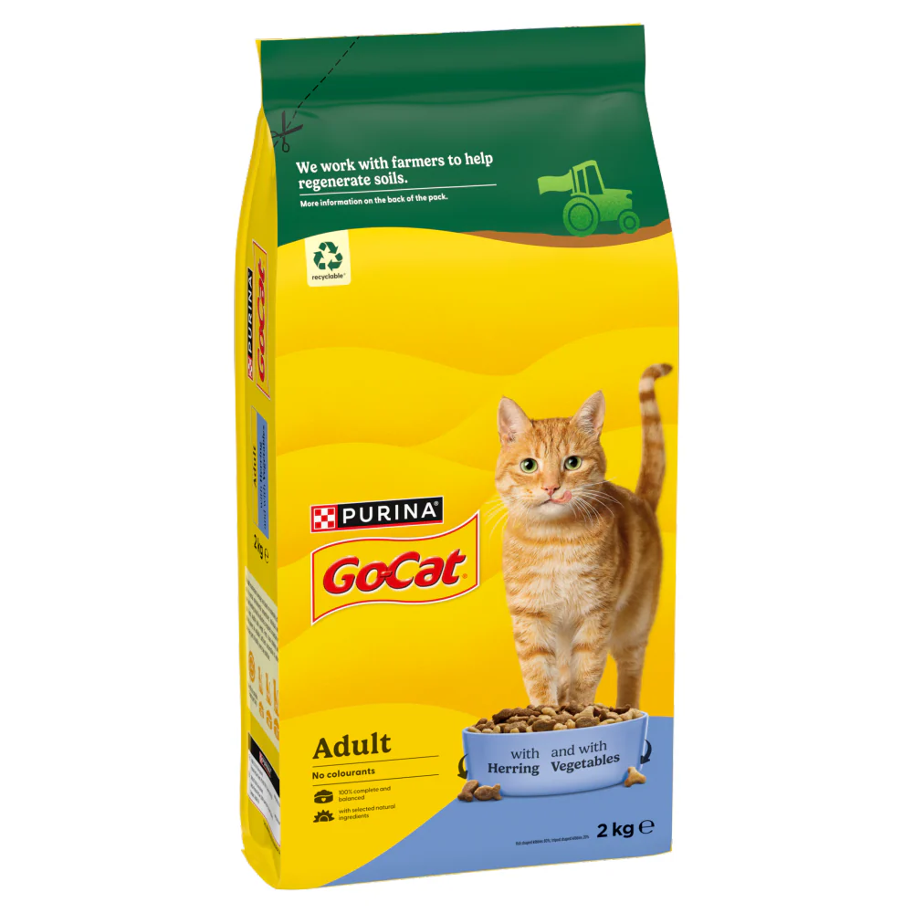 Go-Cat Adult Dry Cat Food - Herring & Vegetable - Image 5