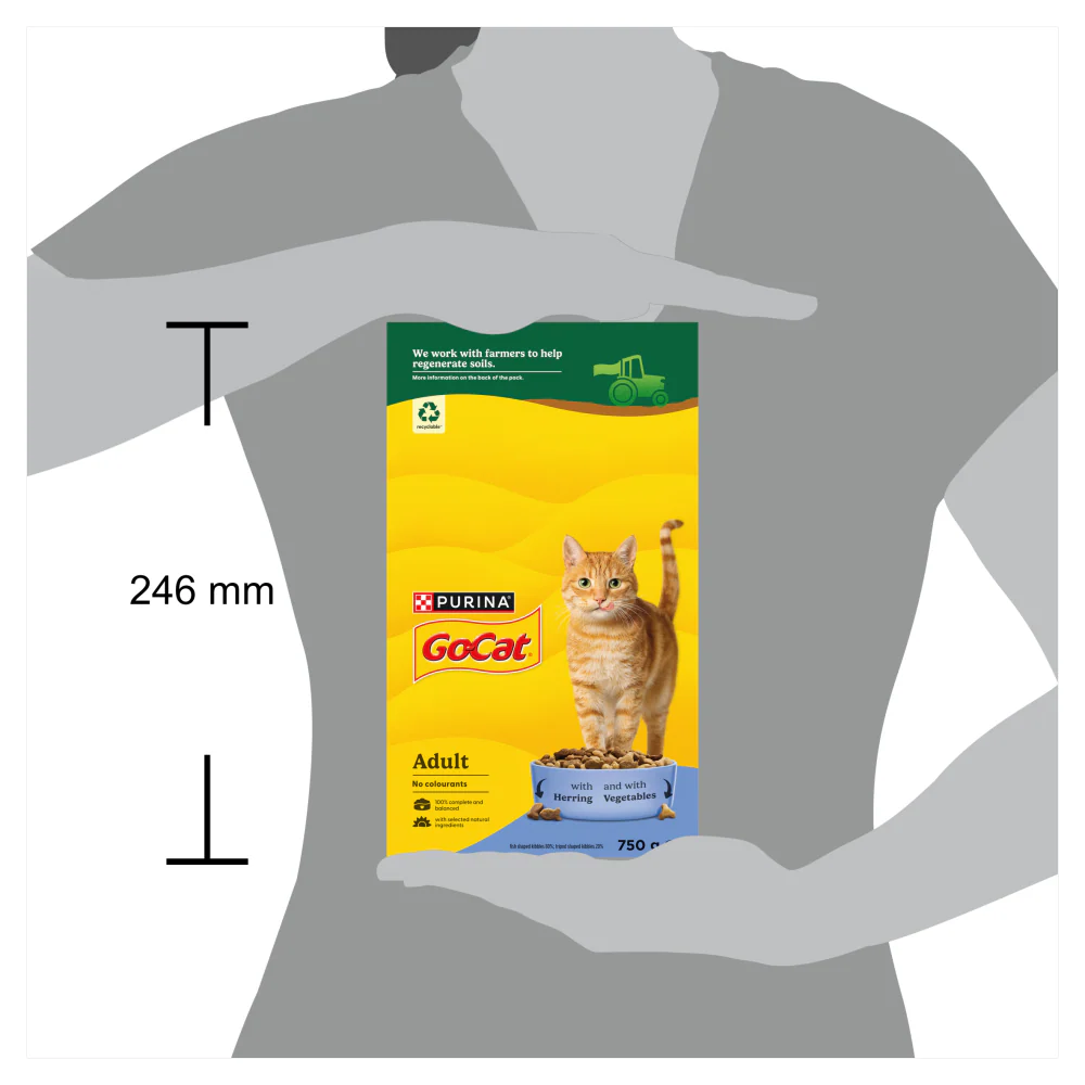 Go-Cat Adult Dry Cat Food - Herring & Vegetable - Image 7