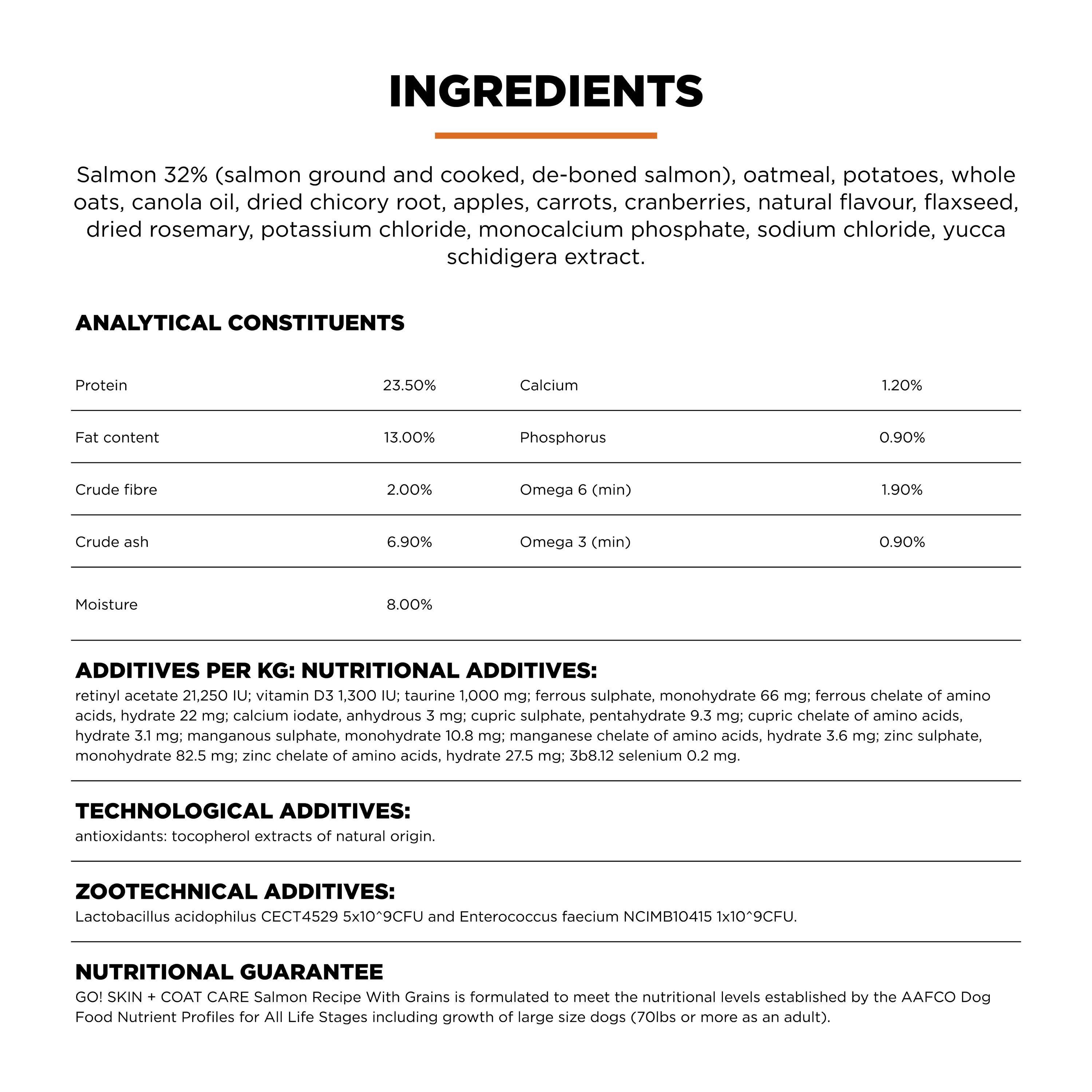Go! Solutions Skin + Coat Care Salmon Recipe with Grains Dry Dog Food - Image 8