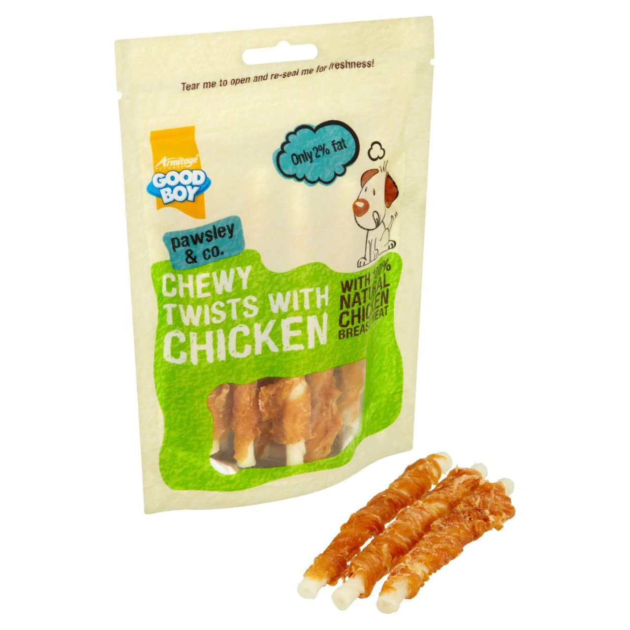 Good Boy Chewy Twists with Chicken Dog Treat - Image 2