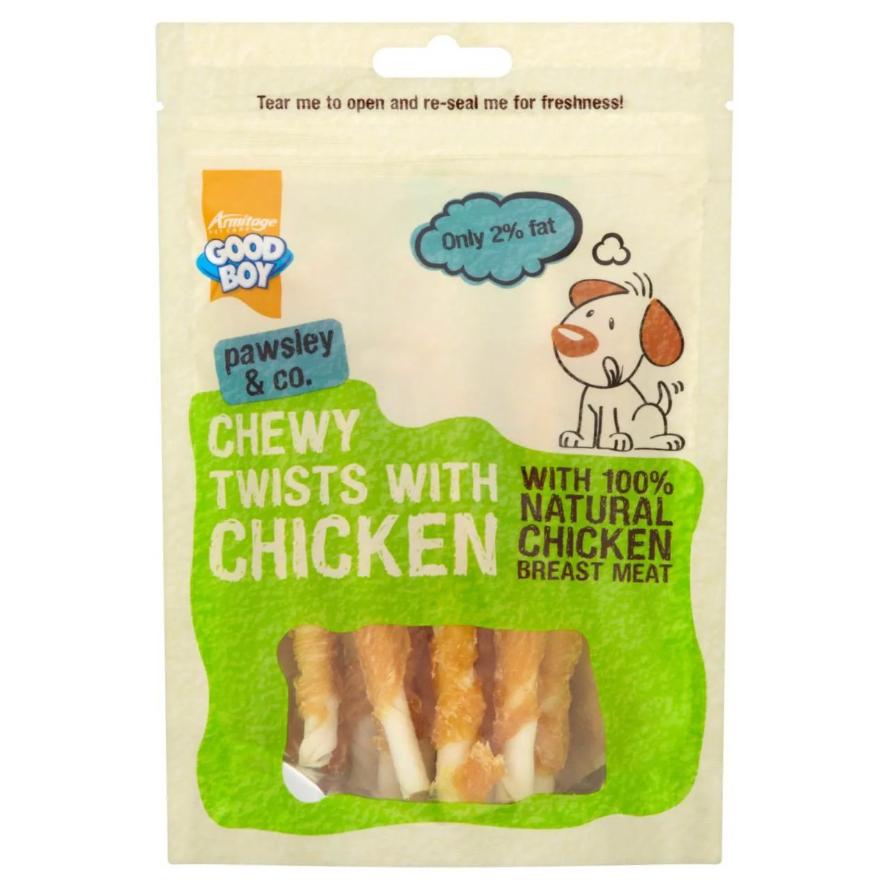 Good Boy Chewy Twists with Chicken Dog Treat - Image 3