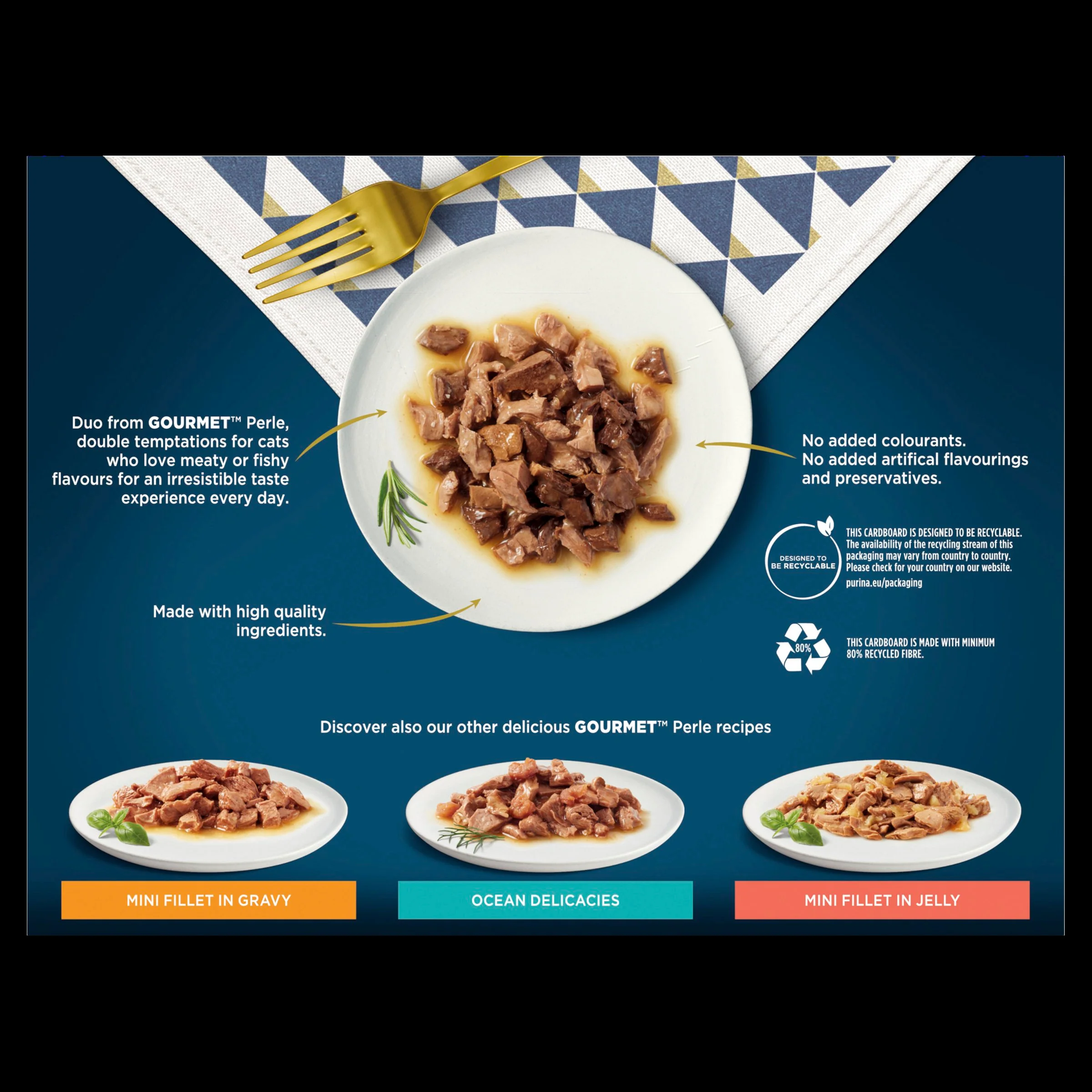 Gourmet Perle Connoisseurs Duo Cat Food Meat - Image 6