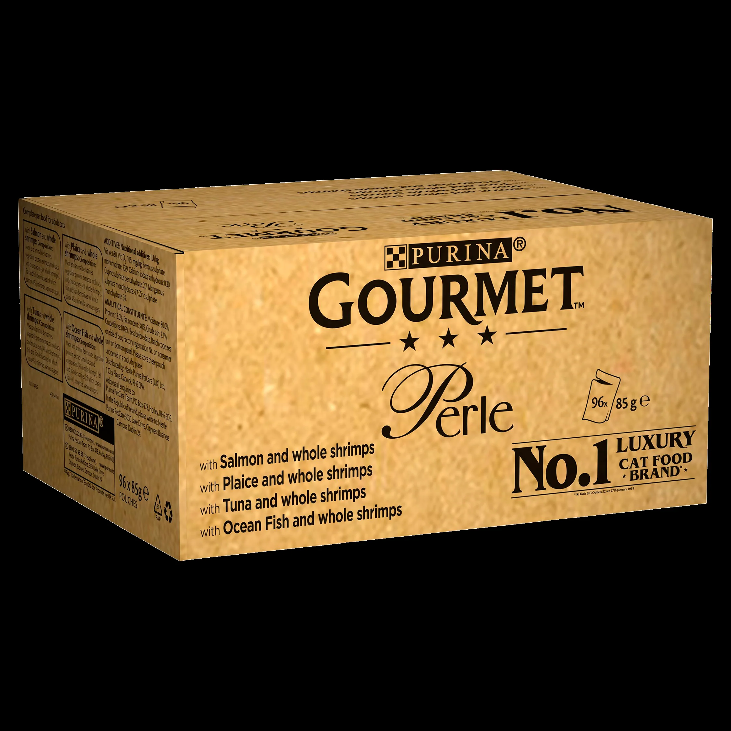 Gourmet Perle Country Adult Mini Fillets Pouches Wet Cat Food - Mixed Selection - Image 2