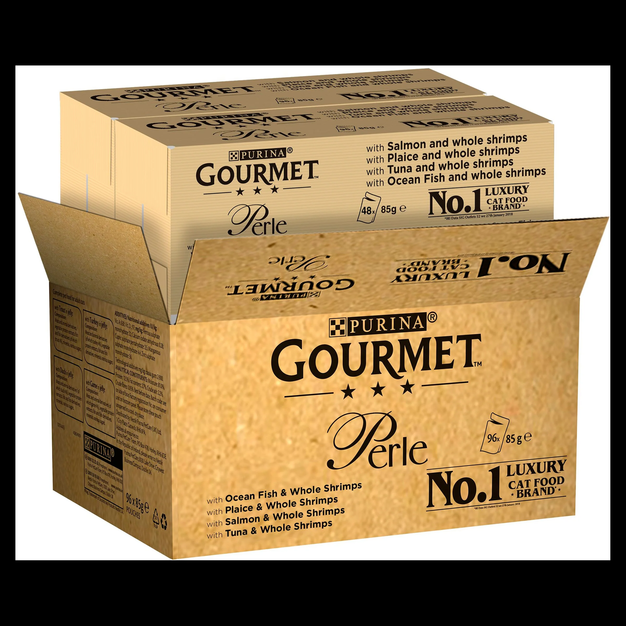 Gourmet Perle Country Adult Mini Fillets Pouches Wet Cat Food - Mixed Selection - Image 8