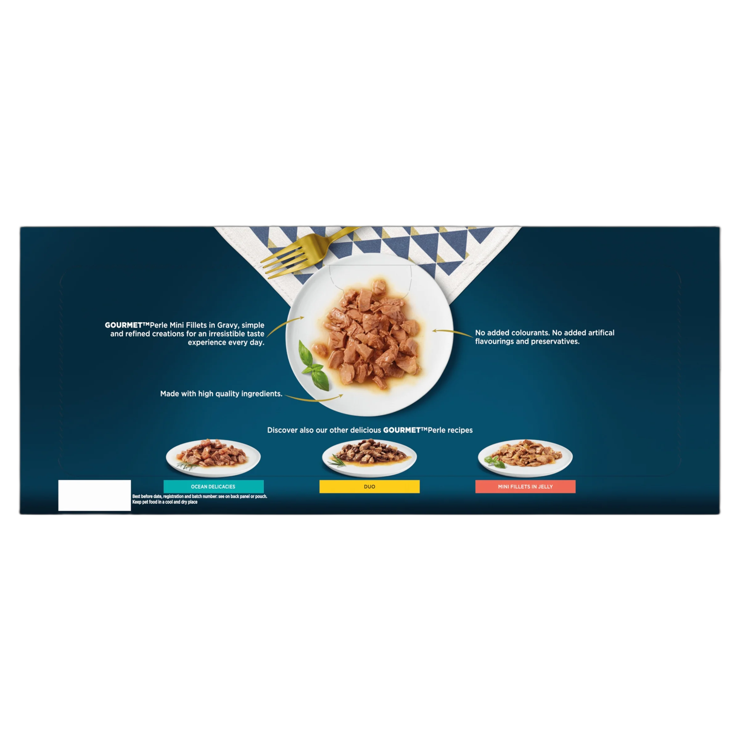 Gourmet Perle Delighter's Collection Mini Fillets in Gravy Pouch Adult Wet Cat Food - Image 4