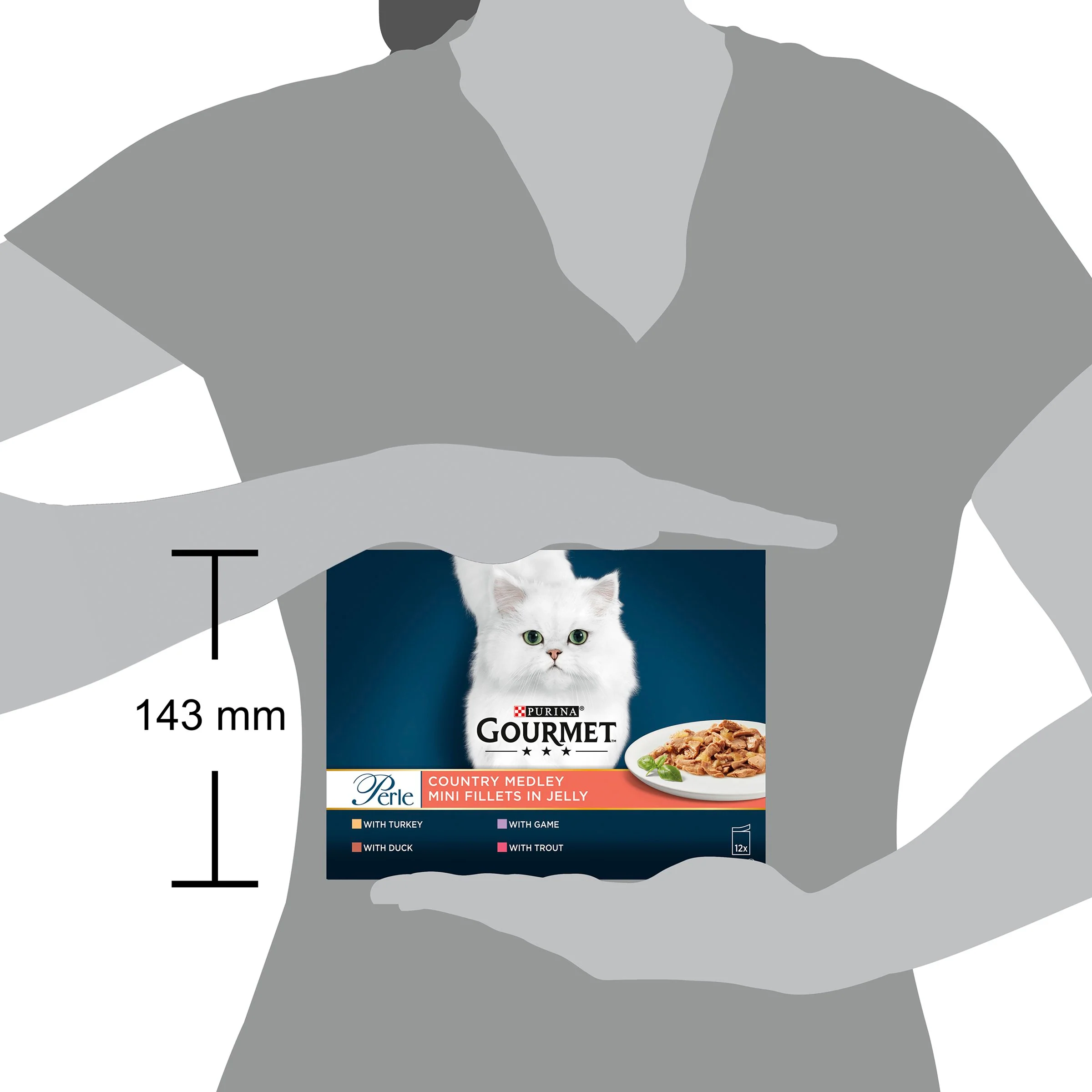 Gourmet Perle Mini Fillets Pouches Adult Wet Cat Food - Image 2