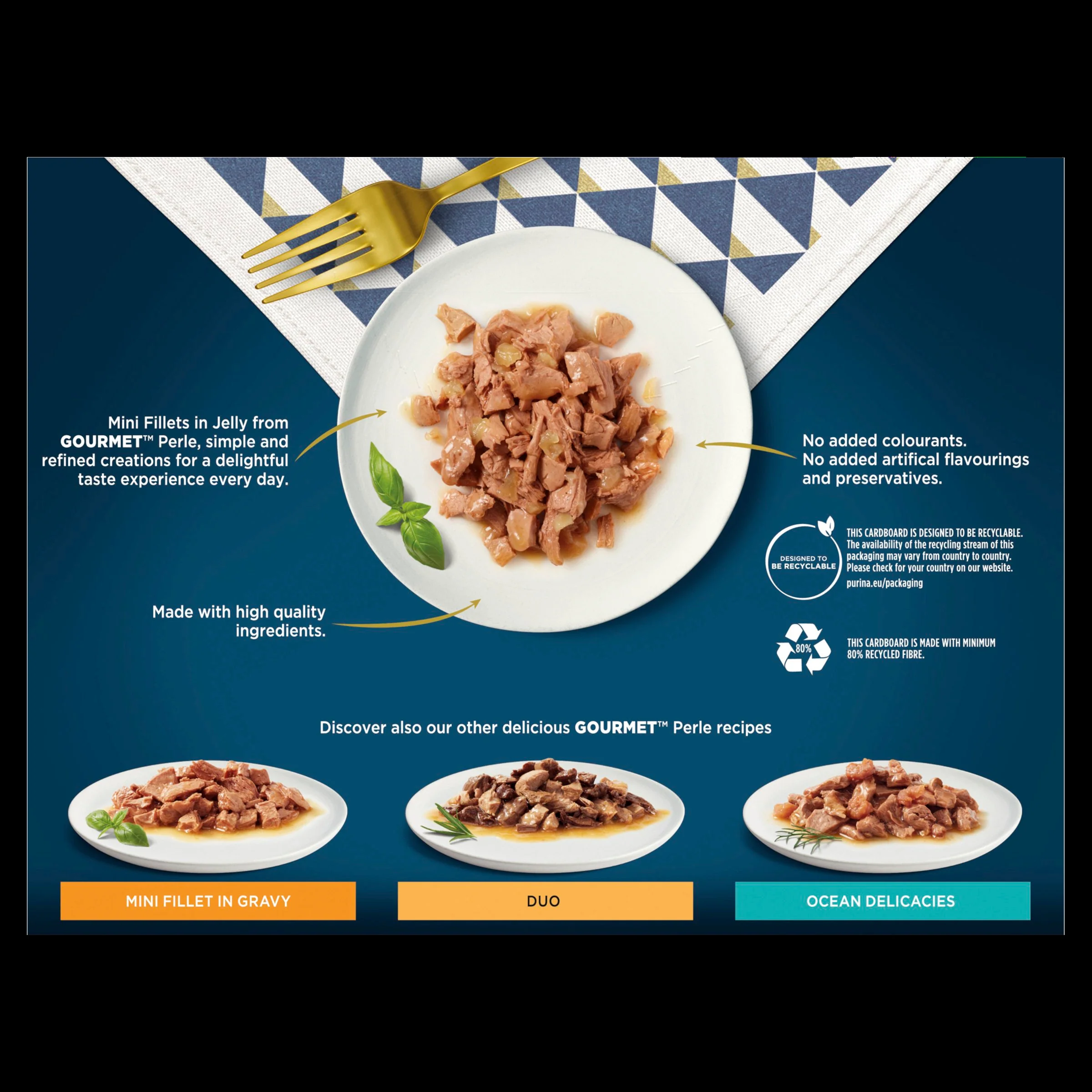 Gourmet Perle Mini Fillets Pouches Adult Wet Cat Food - Image 6