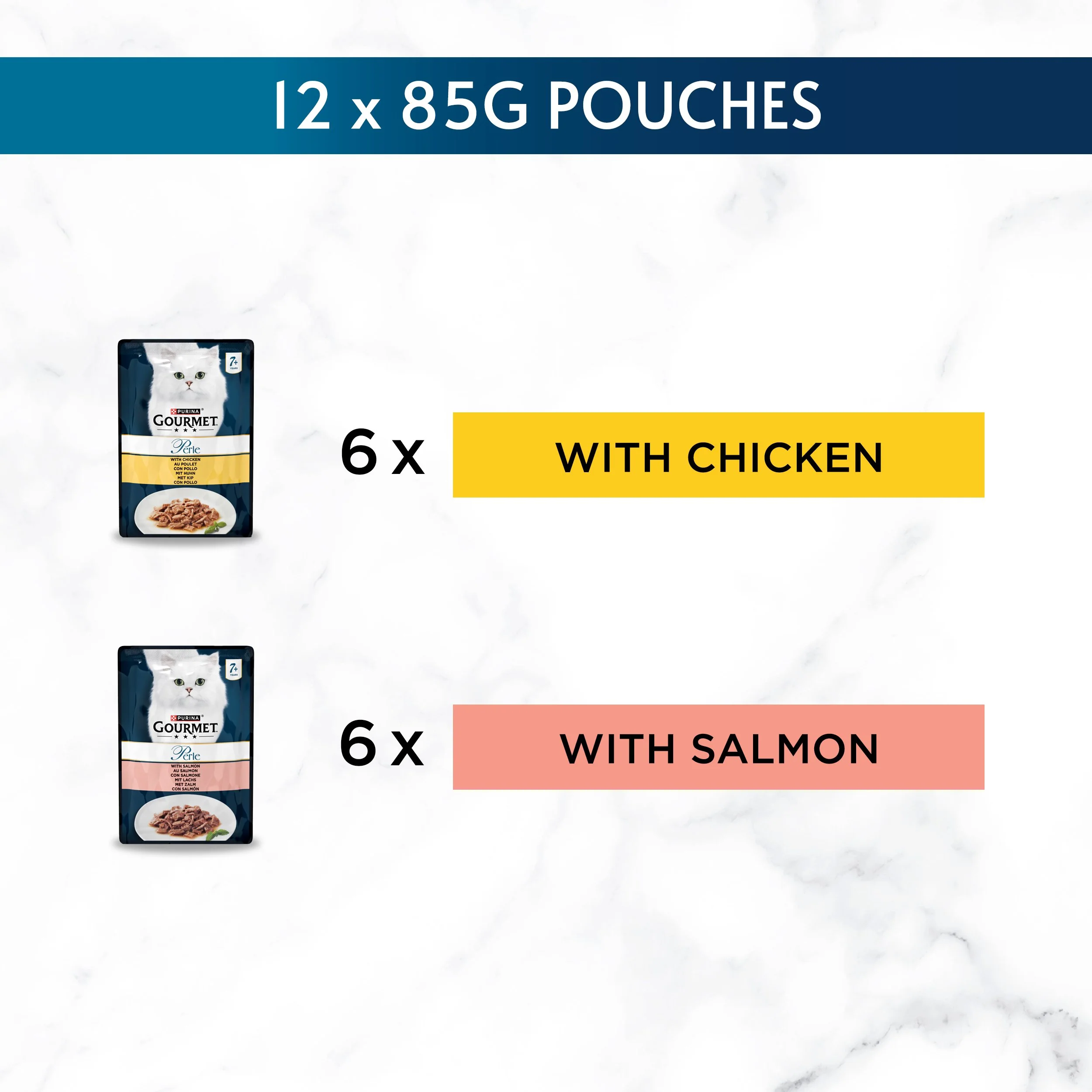 Gourmet Perle Senior Mini Fillets in Gravy Pouch Wet Cat Food - Image 15