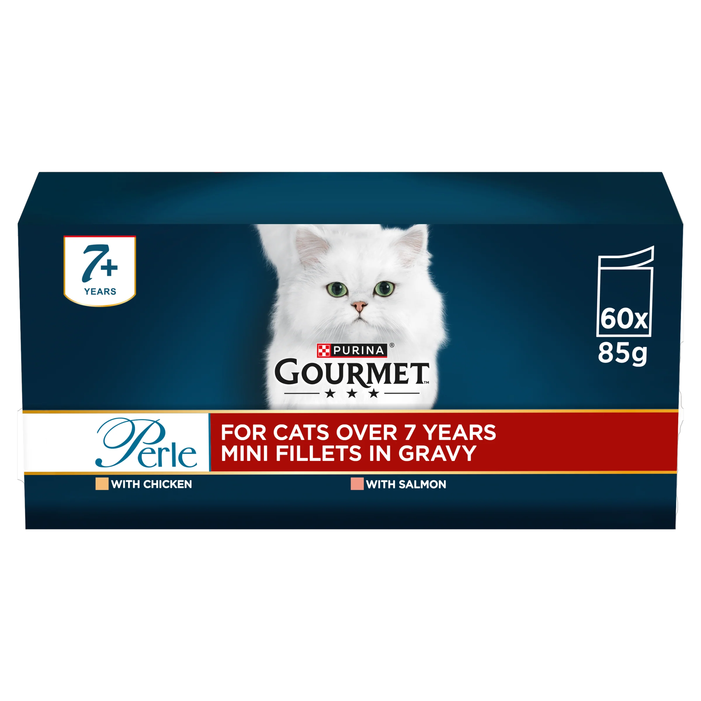 Gourmet Perle Senior Mini Fillets in Gravy Pouch Wet Cat Food - Image 20
