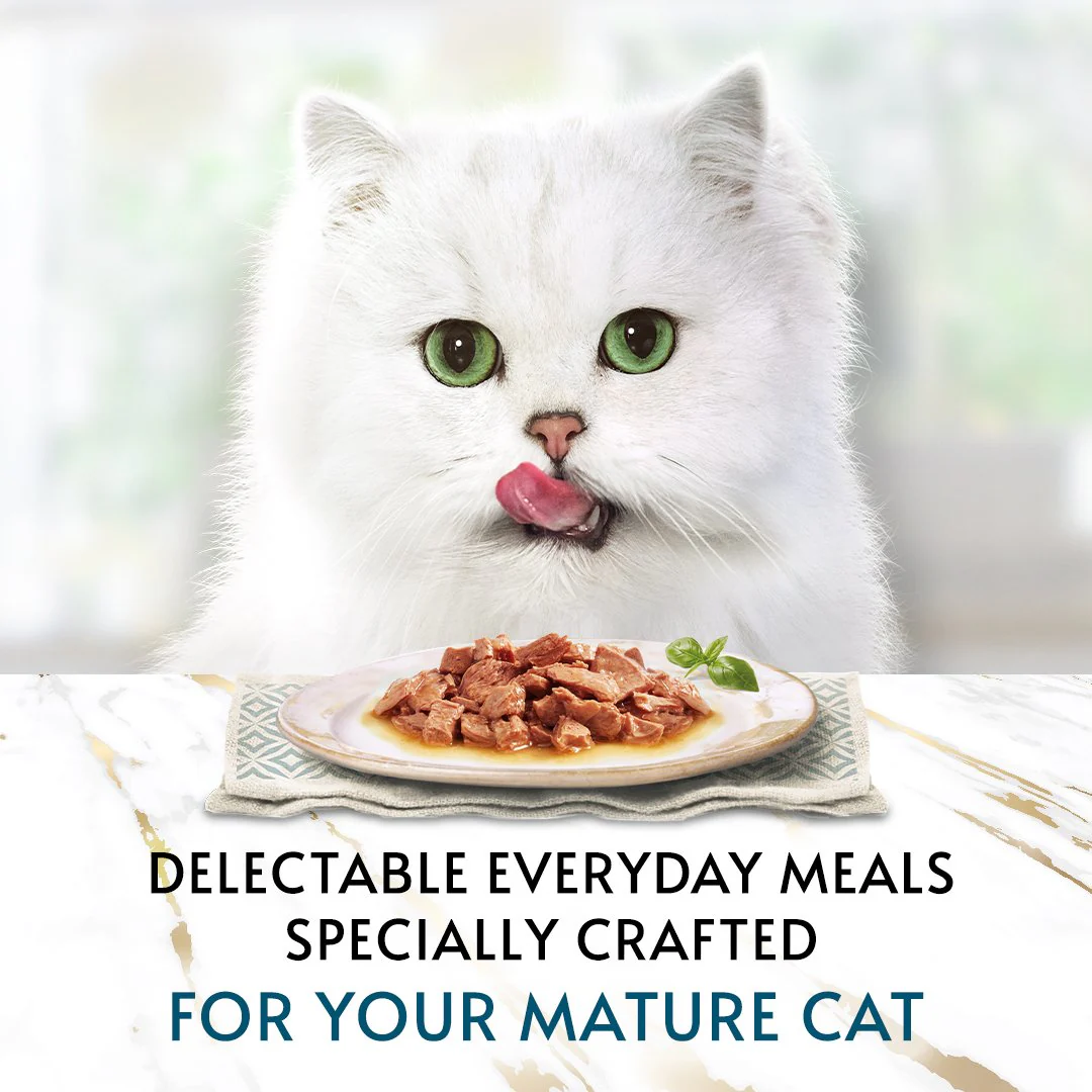 Gourmet Perle Senior Mini Fillets in Gravy Pouch Wet Cat Food - Image 9