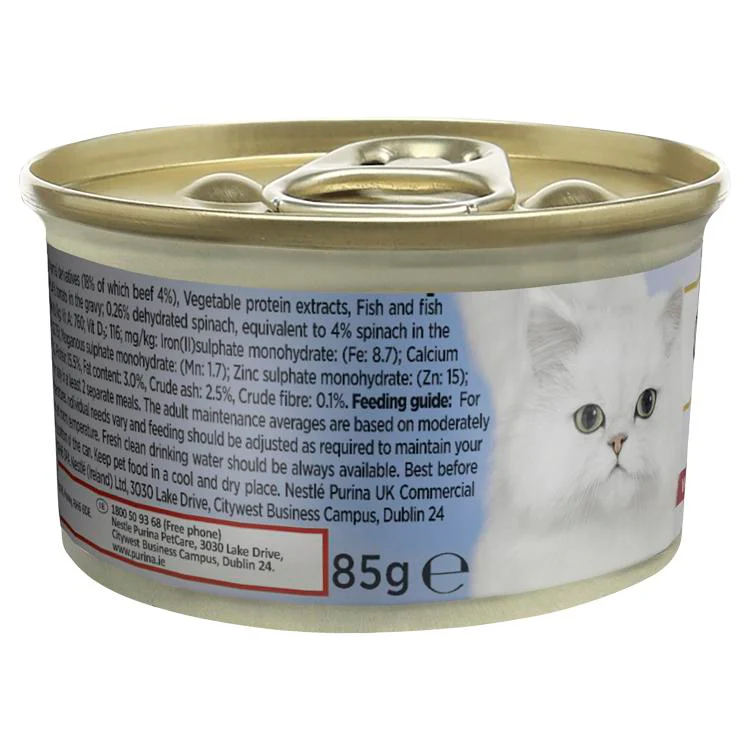 Gourmet Solitaire Adult Wet Cat Food - Beef in Tomato Sauce - Image 4