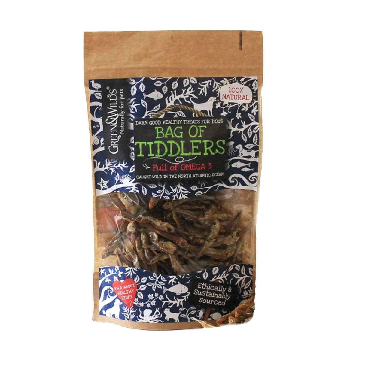 Green & Wilds Bag Of Tiddlers Dog Treat - Image 2