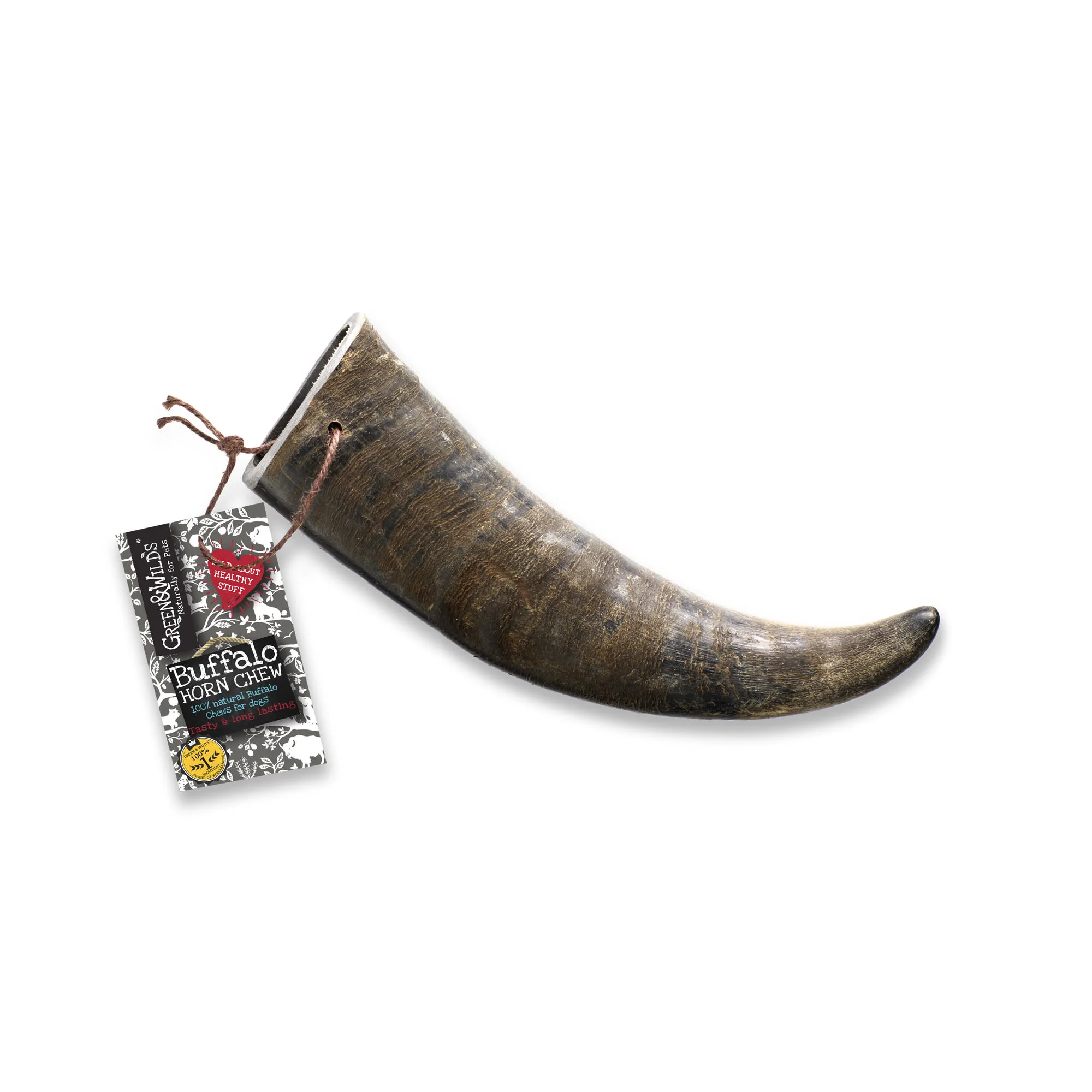 Green & Wilds Buffalo Horn Dog Chew Treats - Image 3