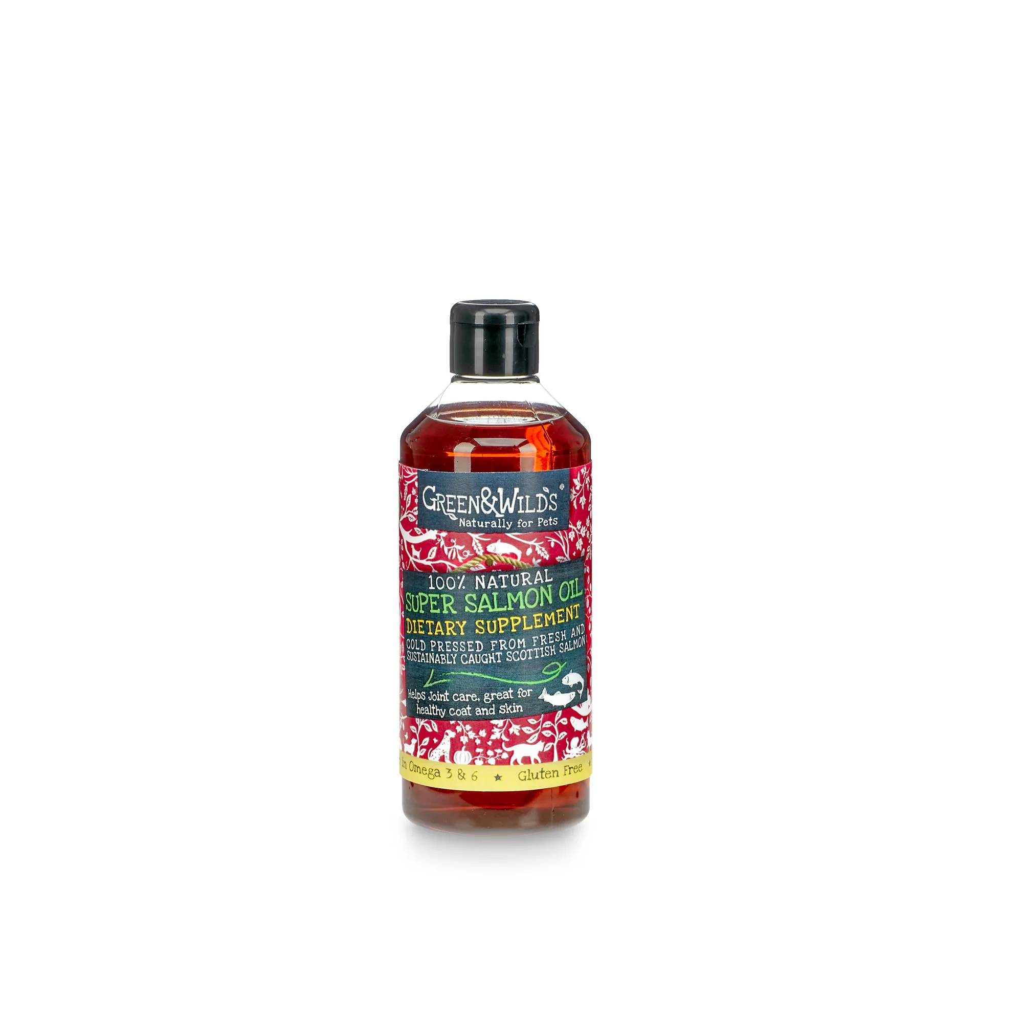 Green & Wilds Super Salmon Oil for Dogs & Cats Supplements