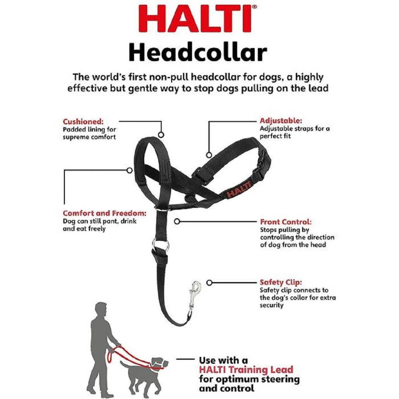HALTI Headcollar Black - Image 5