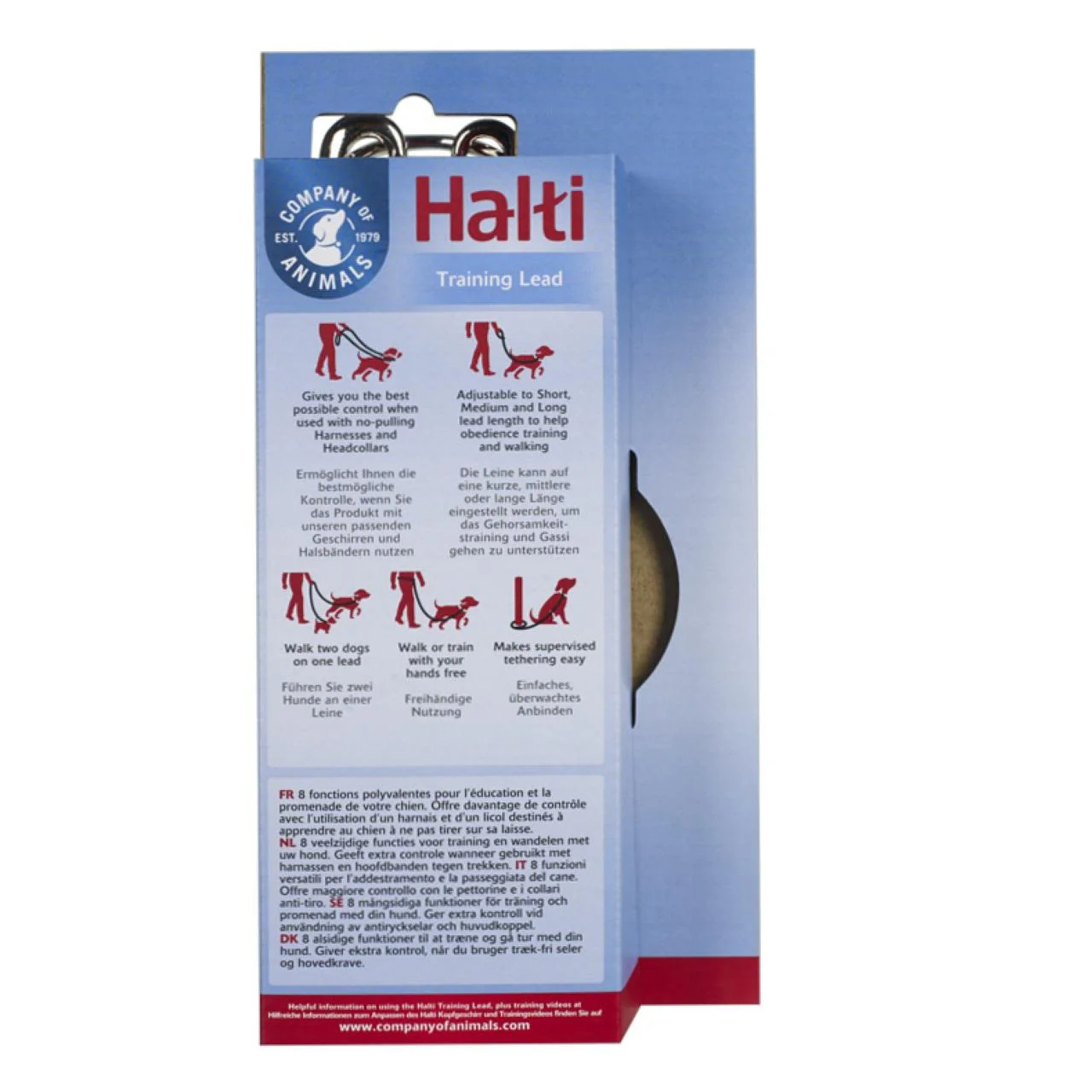 Halti Multifunctional Training Dog Lead in Red - Image 3