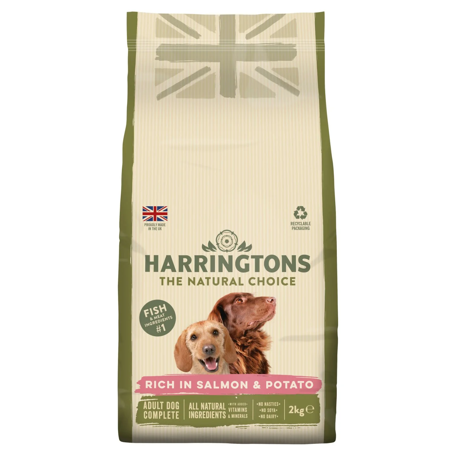 Harringtons Adult Dry Dog Food - Salmon & Potato - Image 4