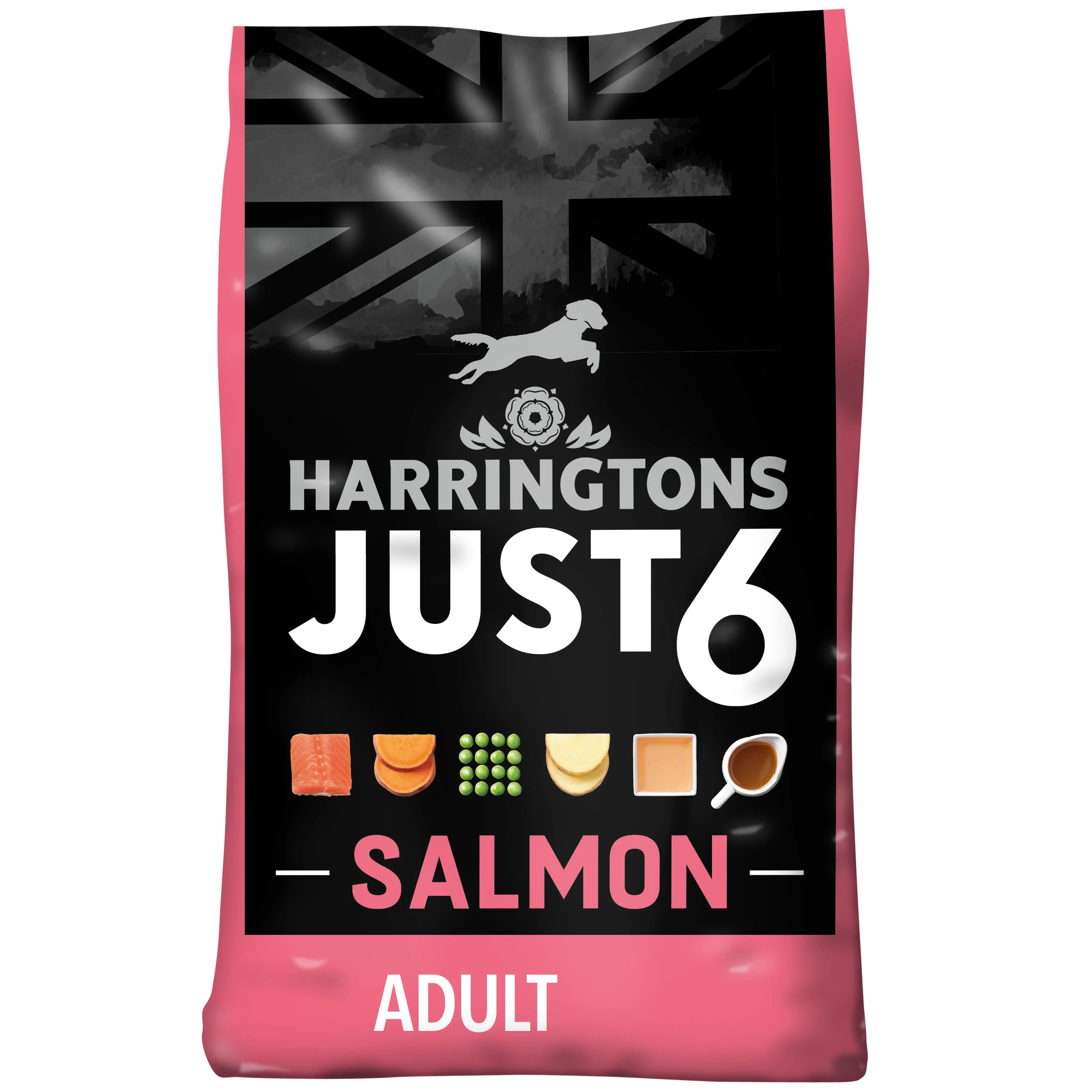 Harringtons Just 6 Grain-free Adult Dry Dog Food - Salmon - Image 4