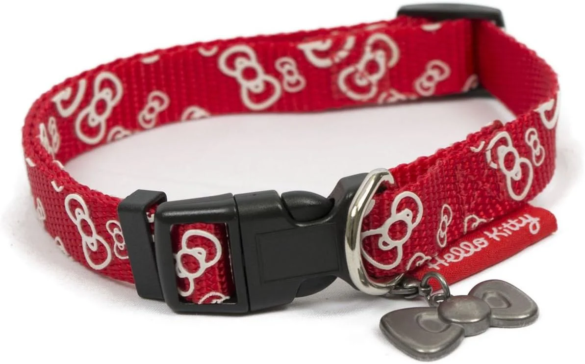 Hello Kitty Bow Design Dog Collar - Image 2