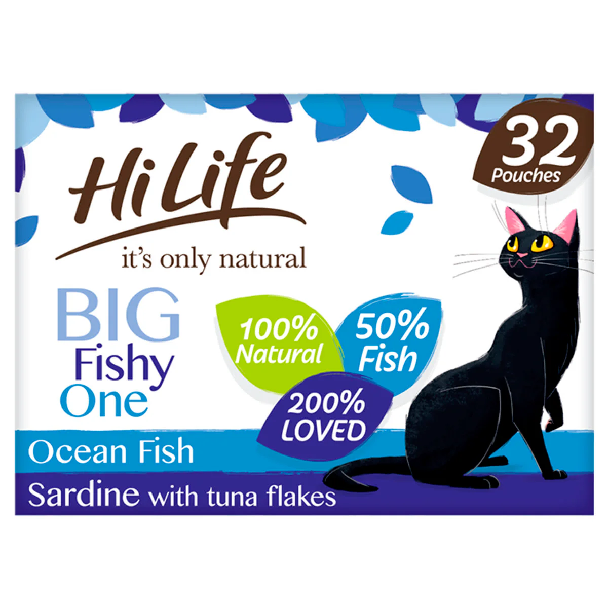 HiLife it's Only Natural Wet Cat Food - The Big Fishy One in Jelly - Image 2