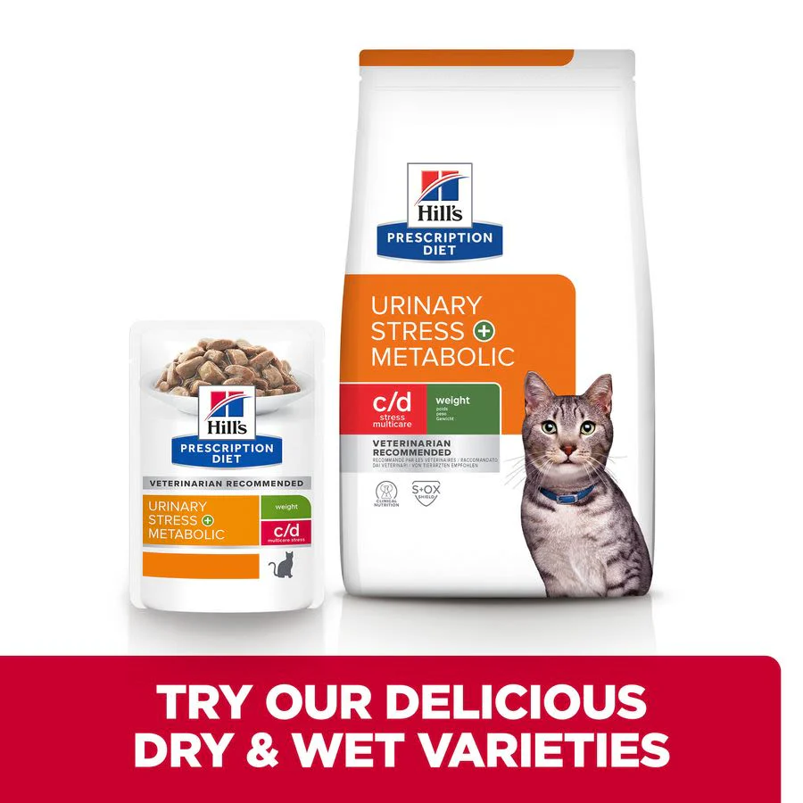 Hill's Prescription Diet c/d Metabolic + Urinary Dry Cat Food - Chicken - Image 11