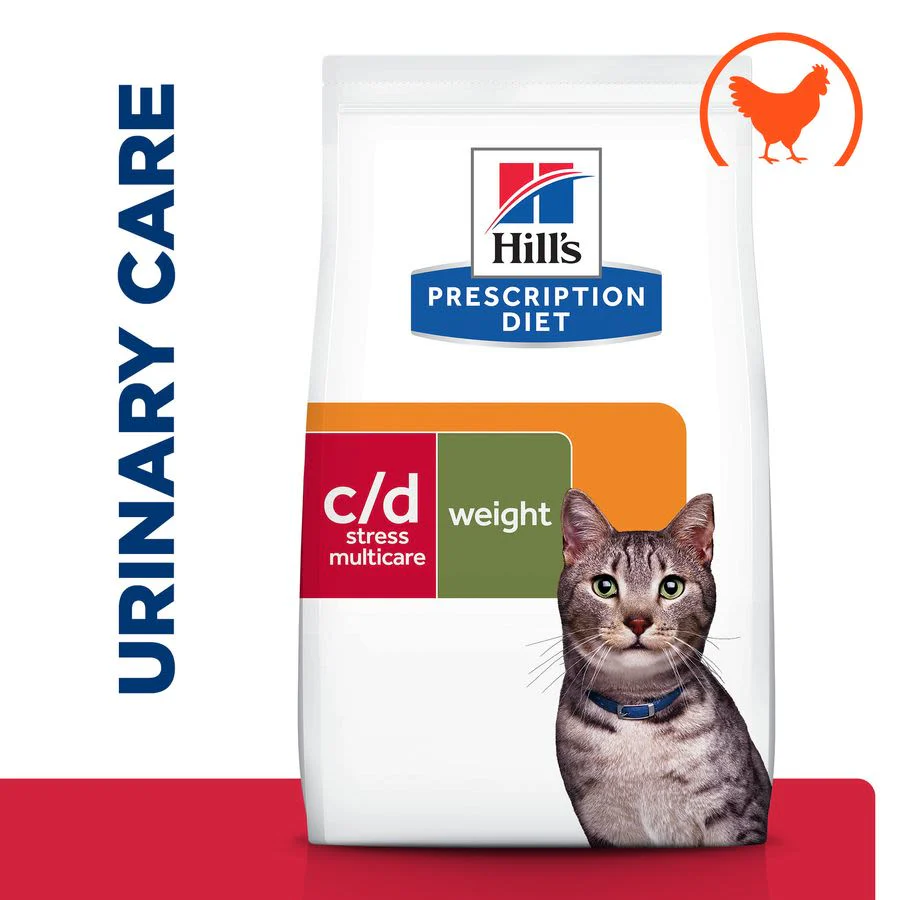 Hill's Prescription Diet c/d Multicare Stress + Metabolic Adult/Senior Dry Cat Food with Chicken - Image 2