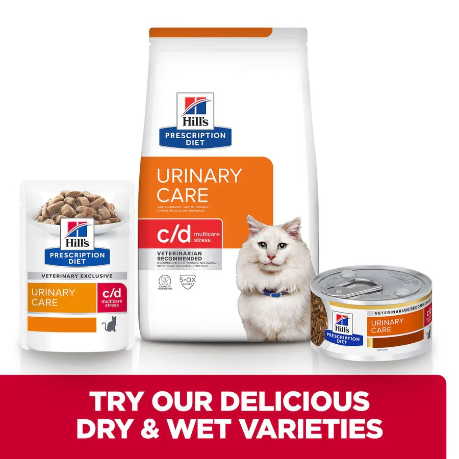 Hill's Prescription Diet c/d Multicare Stress Urinary Care Cat Wet Food - Chicken - Image 3