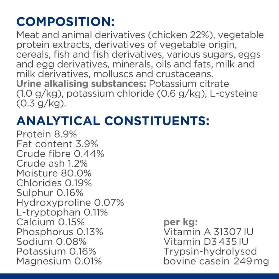 Hill's Prescription Diet c/d Multicare Stress Urinary Care Cat Wet Food - Chicken - Image 8