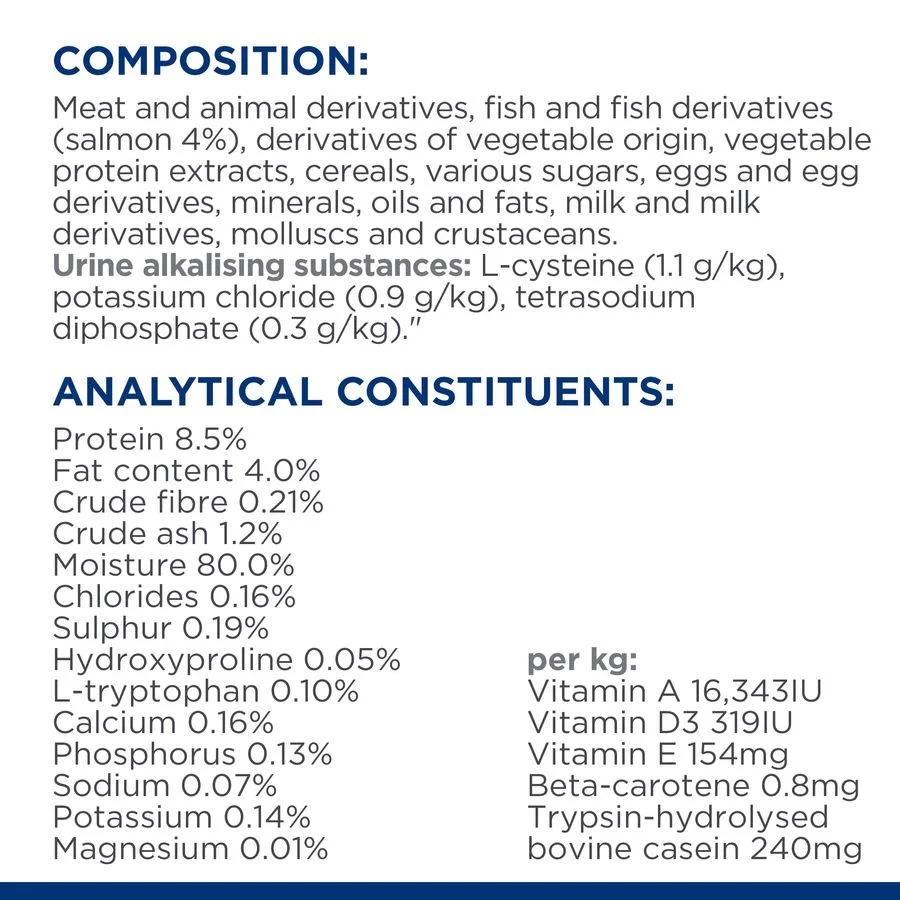 Hill's Prescription Diet c/d Multicare Stress Urinary Care Cat Wet Food - Salmon - Image 8