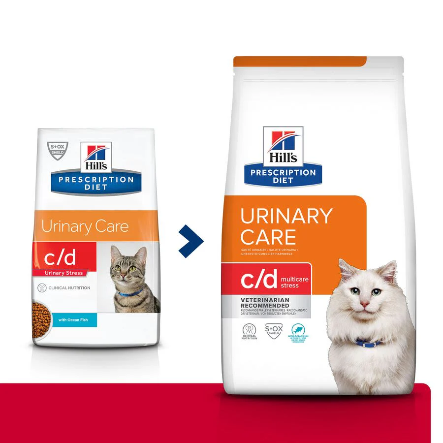 Hill's Prescription Diet c/d Multicare Stress Urinary Care Dry Cat Food with Ocean Fish - Image 3