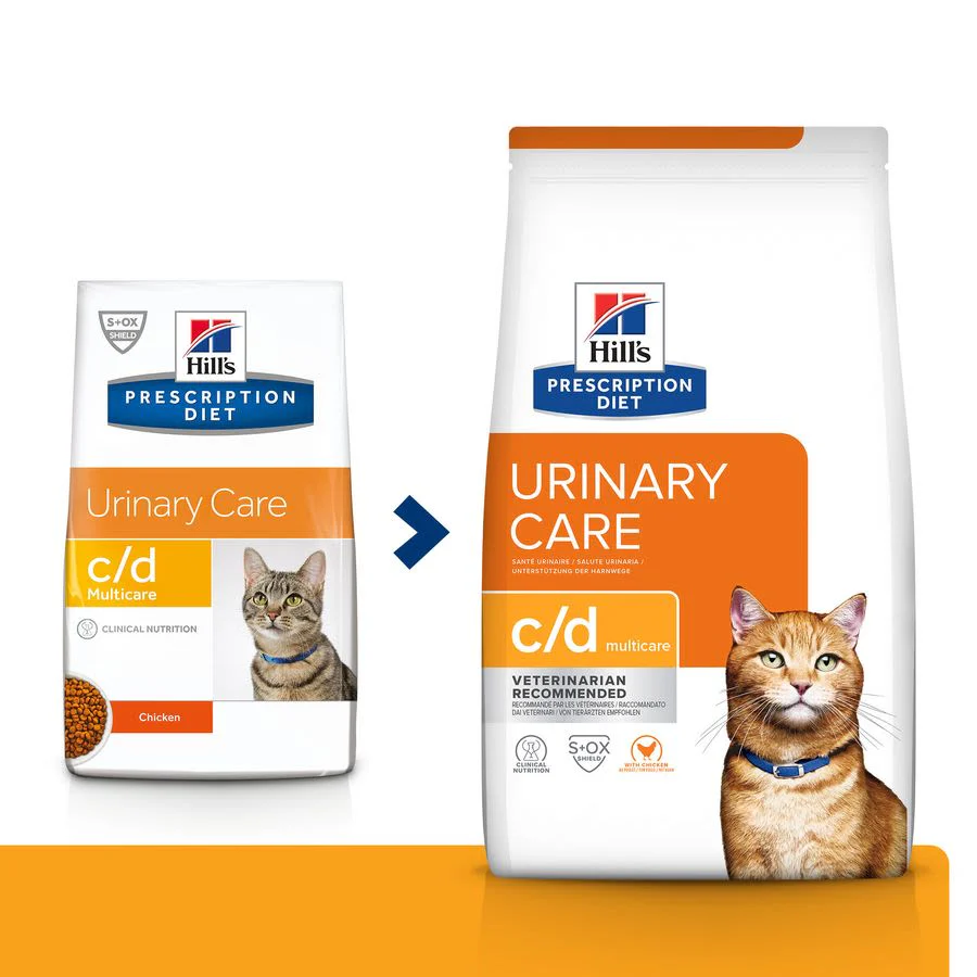 Hill's Prescription Diet c/d Multicare Urinary Care Adult/Senior Dry Cat Food with Chicken - Image 3