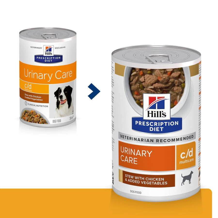Hill's Prescription Diet c/d Multicare Urinary Care Stew Dog Food with Chicken and added Vegetables - Image 4
