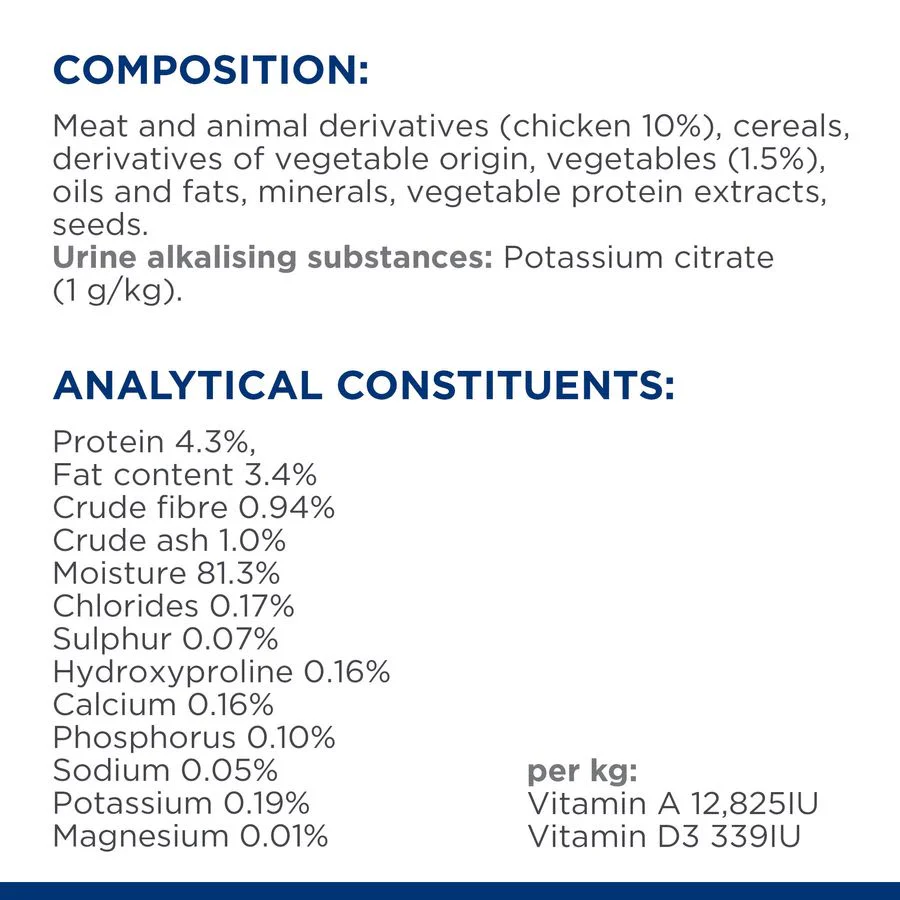 Hill's Prescription Diet c/d Multicare Urinary Care Stew Dog Food with Chicken and added Vegetables - Image 7