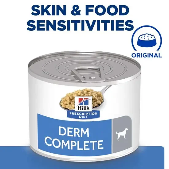 Hill's Prescription Diet Derm Complete Food Sensitivities Original Rice Adult Wet Dog Food - Image 2