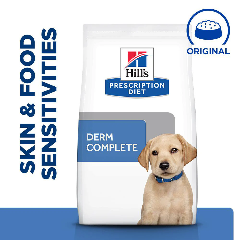 Hill's Prescription Diet Derm Complete Puppy Rice & Egg Recipe Dry Dog Food - Image 2