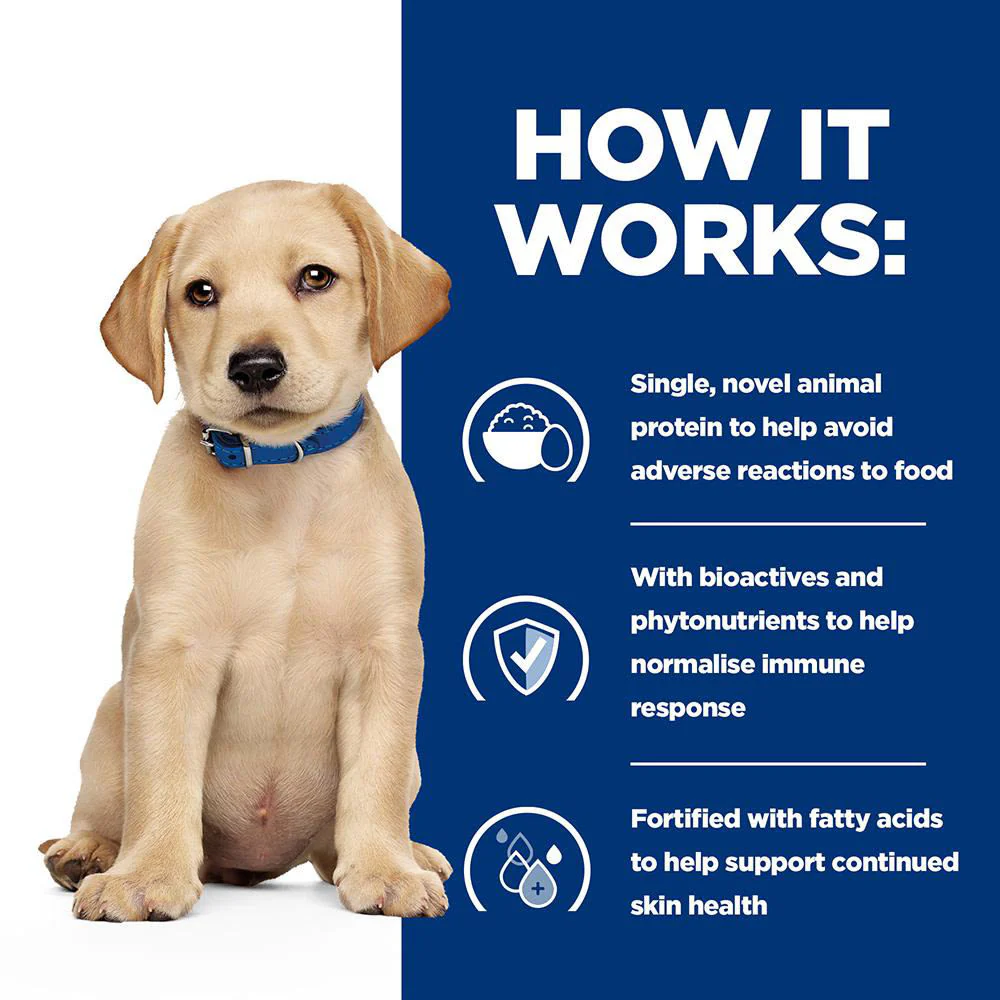 Hill's Prescription Diet Derm Complete Puppy Rice & Egg Recipe Dry Dog Food - Image 7