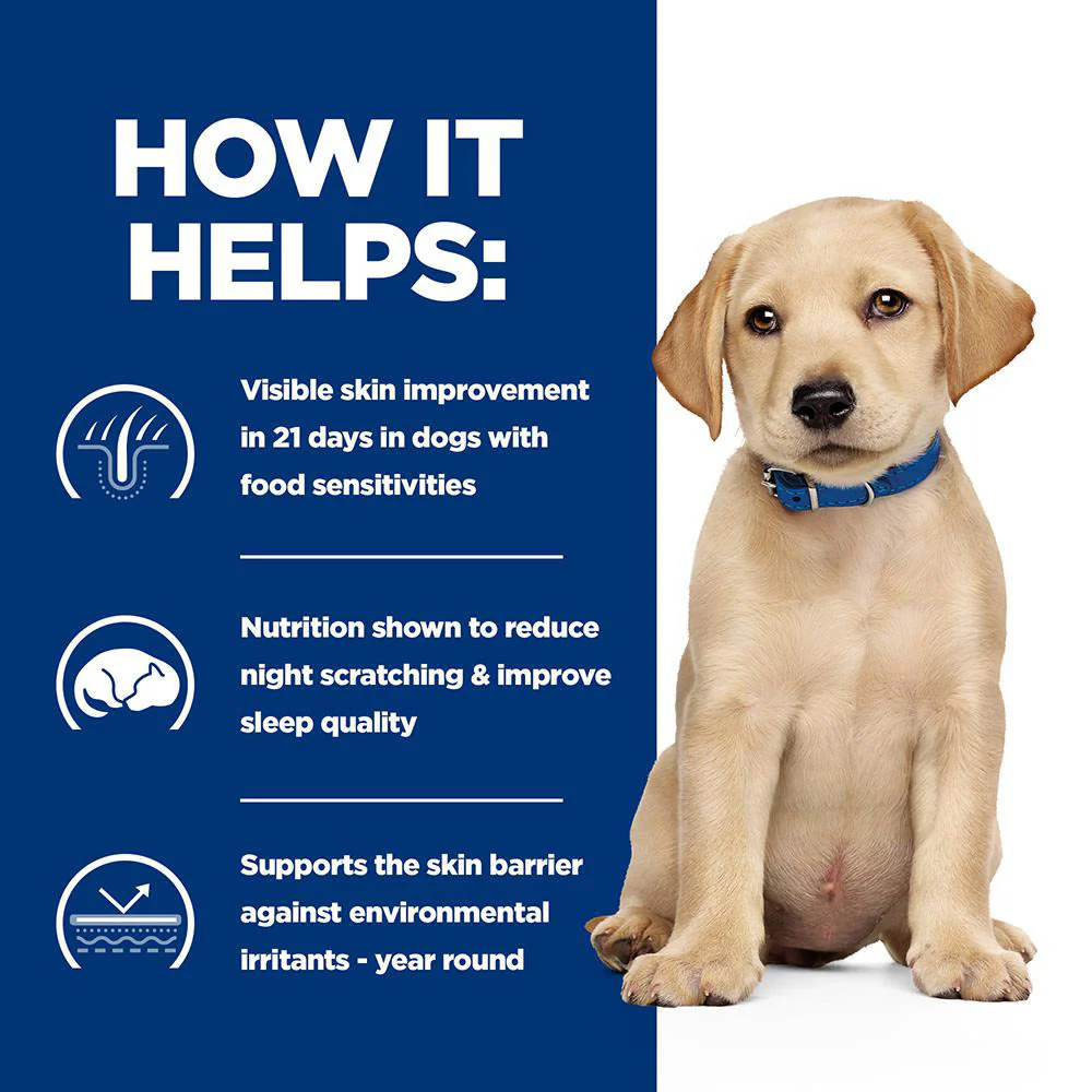 Hill's Prescription Diet Derm Complete Puppy Rice & Egg Recipe Dry Dog Food - Image 8