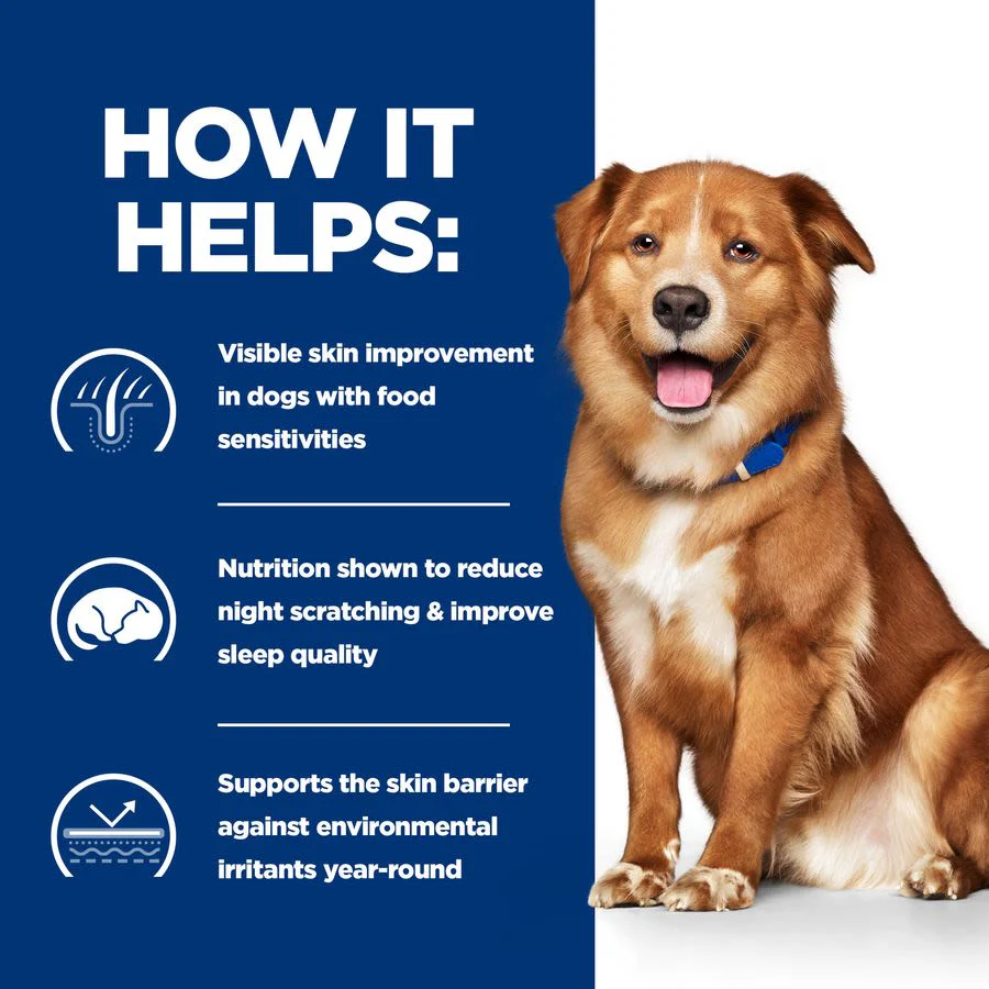 Hill's Prescription Diet Derm Complete Skin Care and Food Sensitivities Adult/Senior Dry Dog Food - Original - Image 5