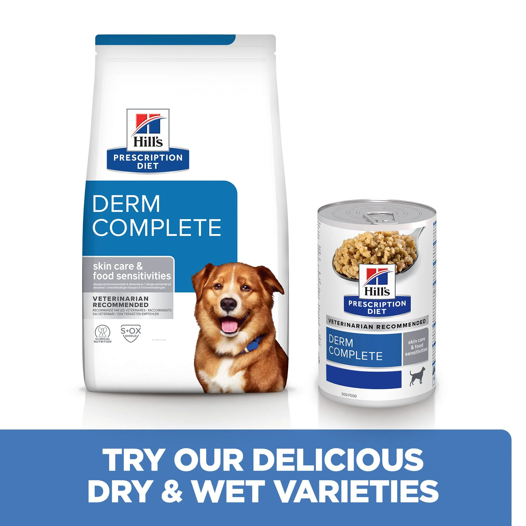 Hill's Prescription Diet Derm Complete Skin Care and Food Sensitivities Adult/Senior Wet Dog Food - Original - Image 3