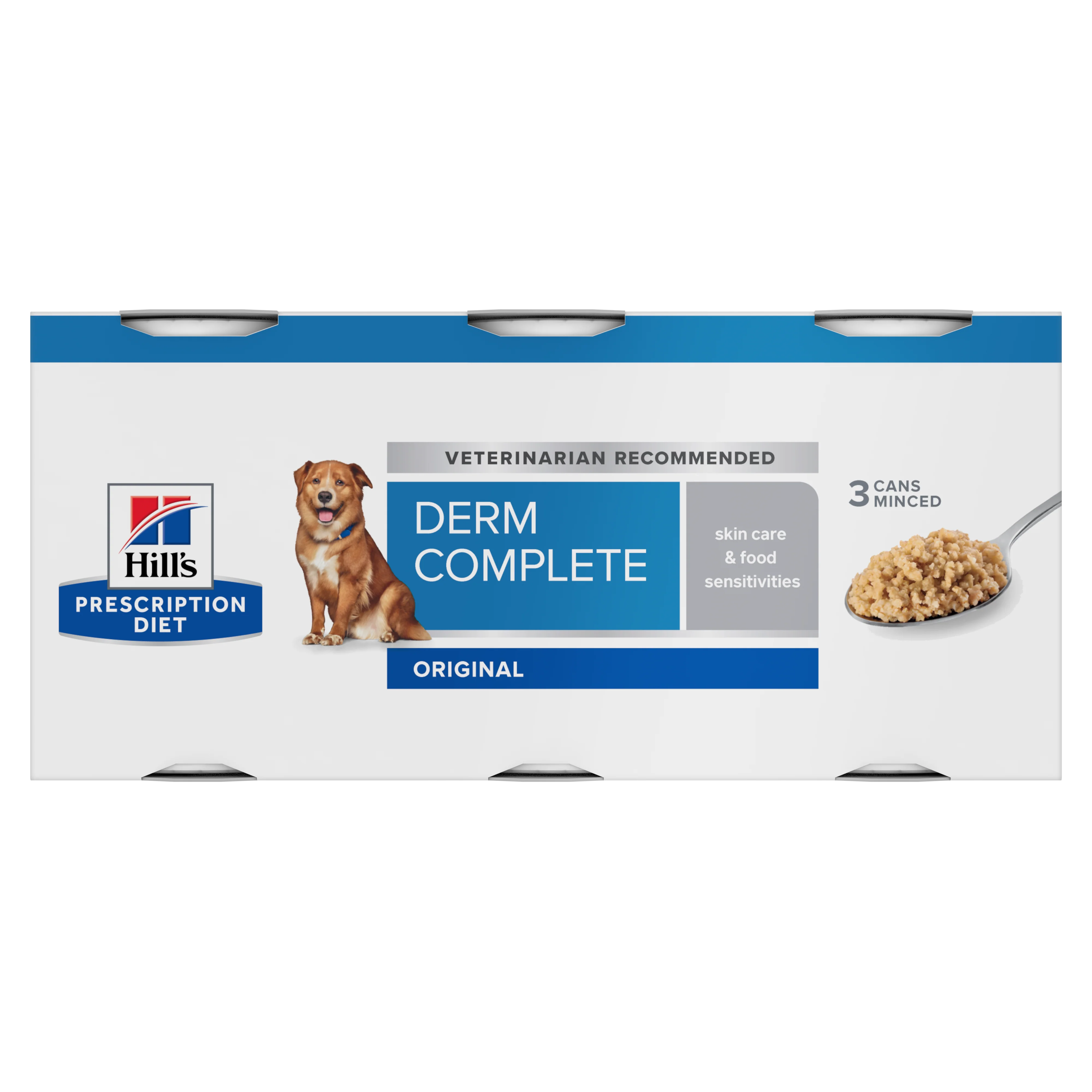 Hill's Prescription Diet Derm Complete Skin Care and Food Sensitivities Wet Dog Food - Original - Image 2